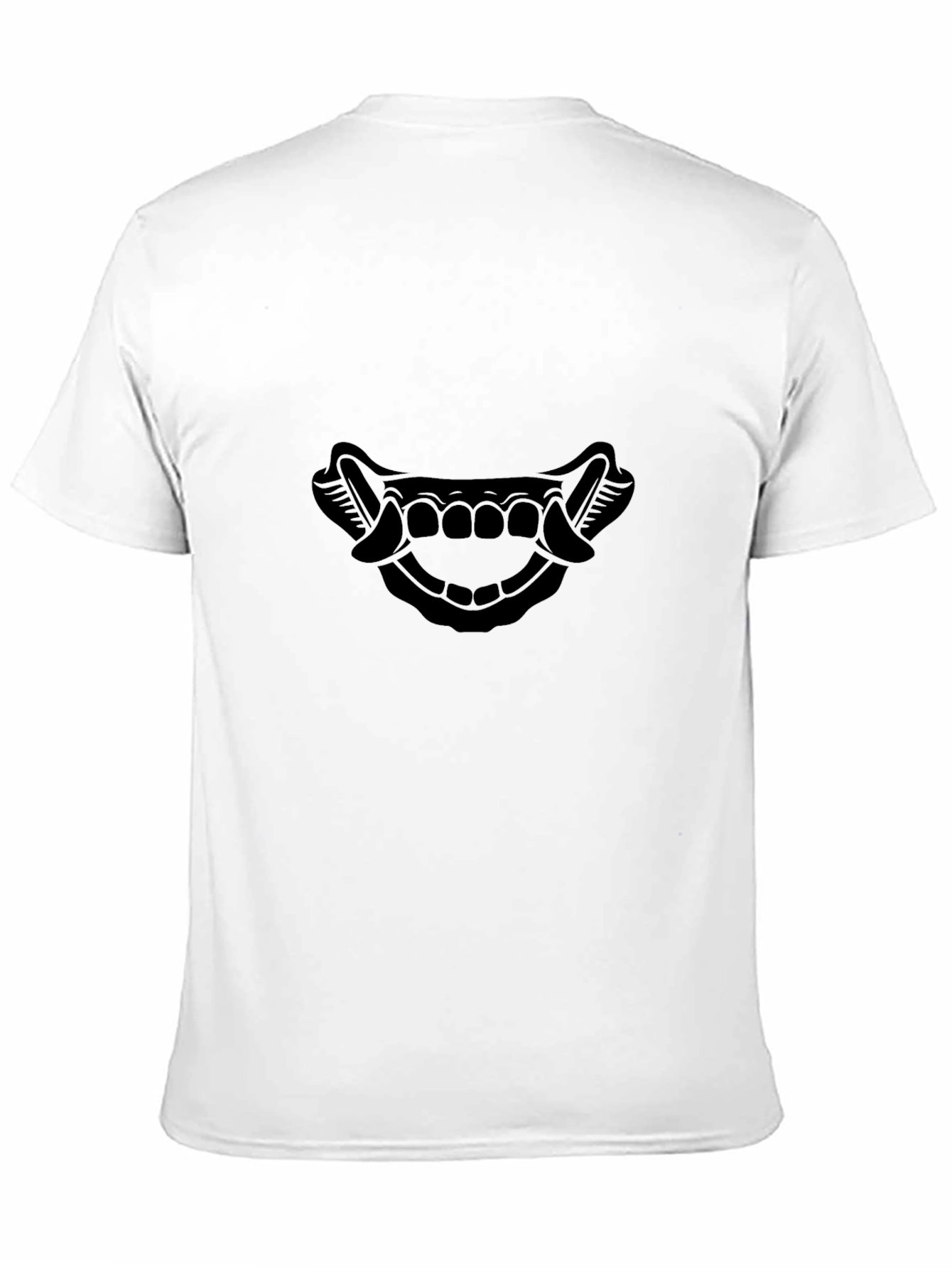 Samurai Teeth Graphic Black T-Shirt