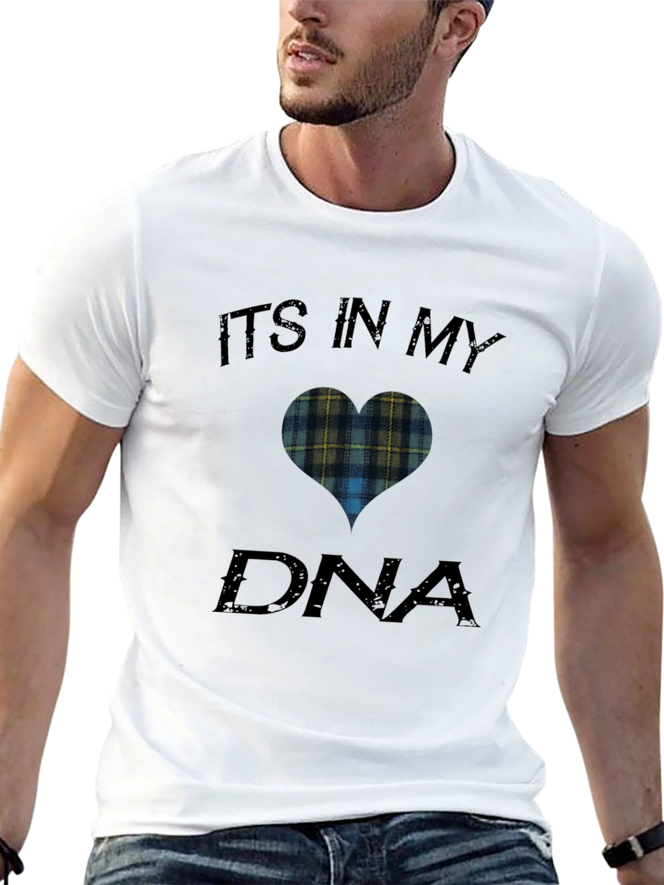 Tartan Heart DNA T-Shirt