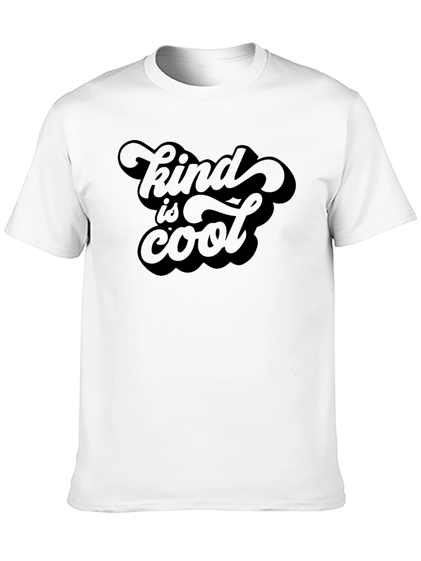 Kind Is Cool Graphic Tee - Mens Black T-Shirt