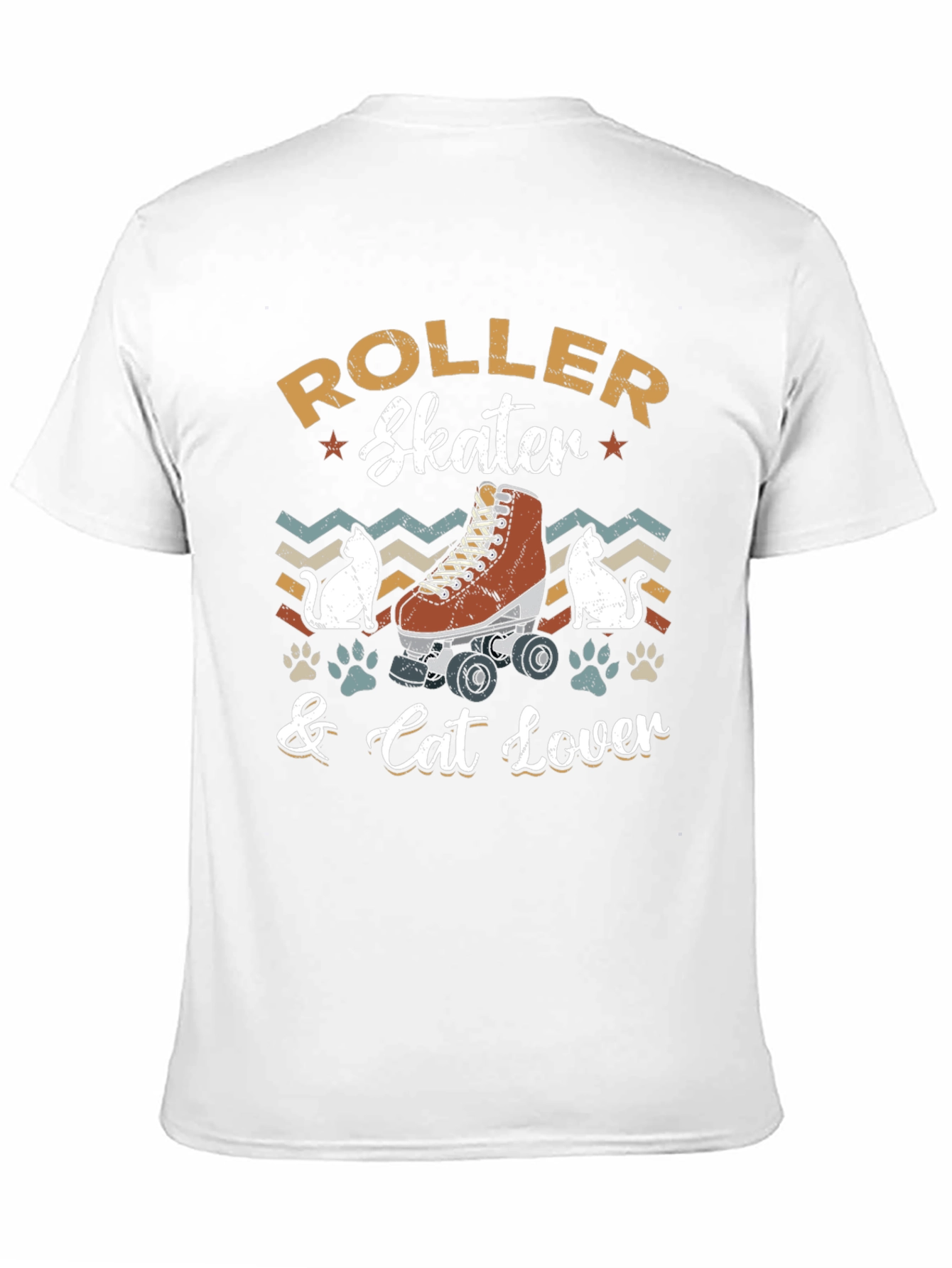 Roller Skater & Cat Lover T-Shirt