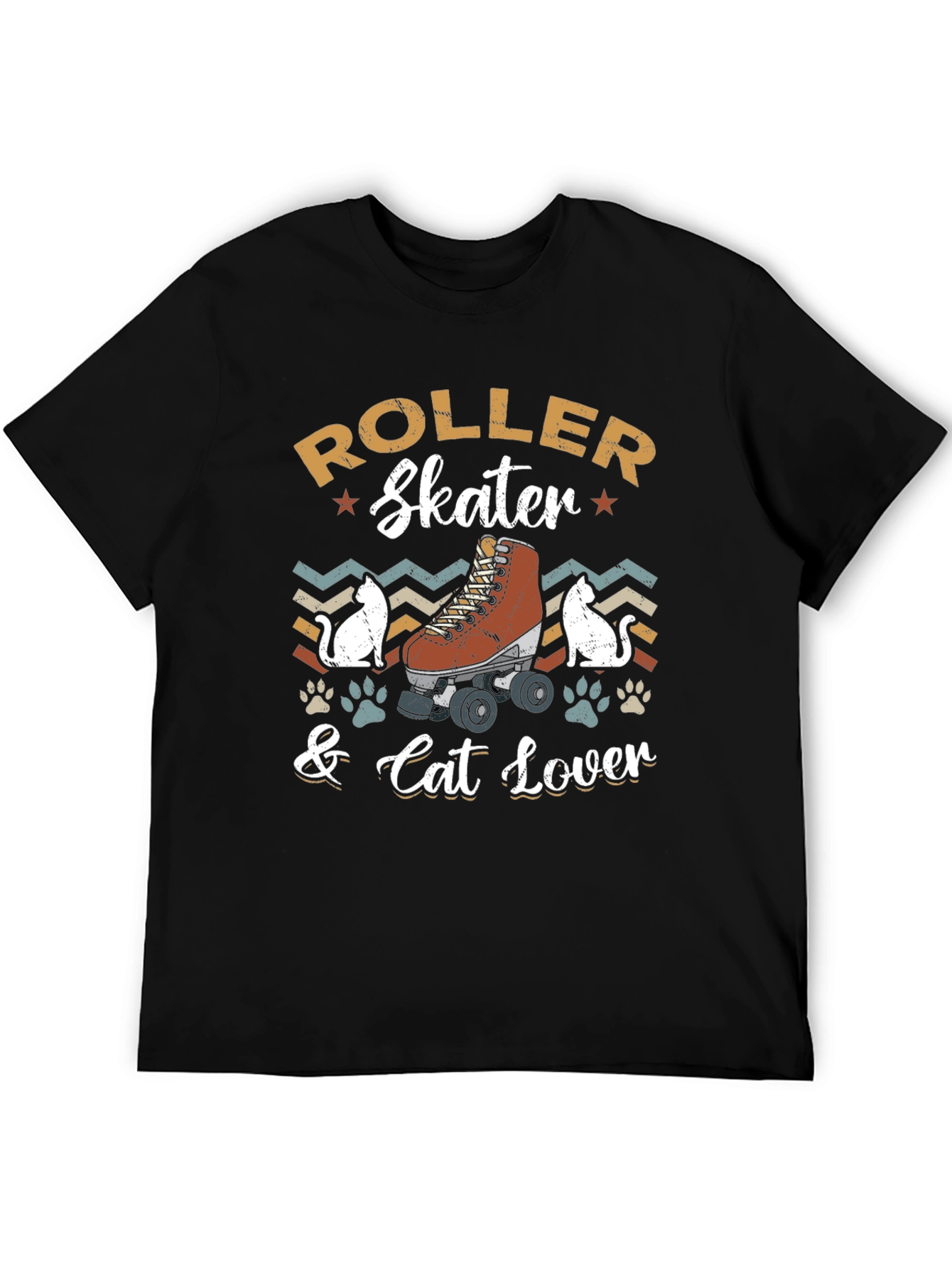 Roller Skater & Cat Lover T-Shirt