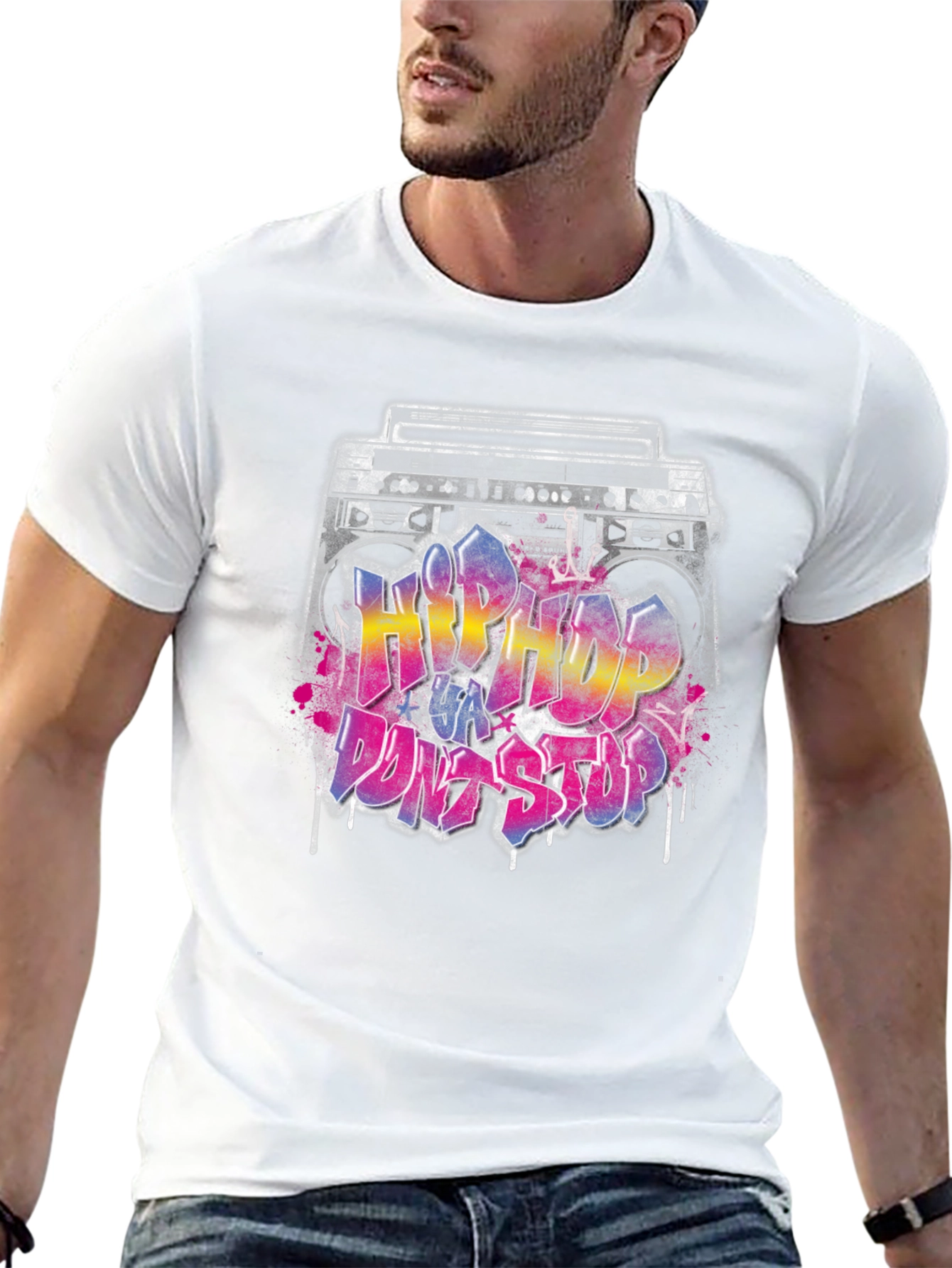 Hip Hop Dont Stop Graphic Tee