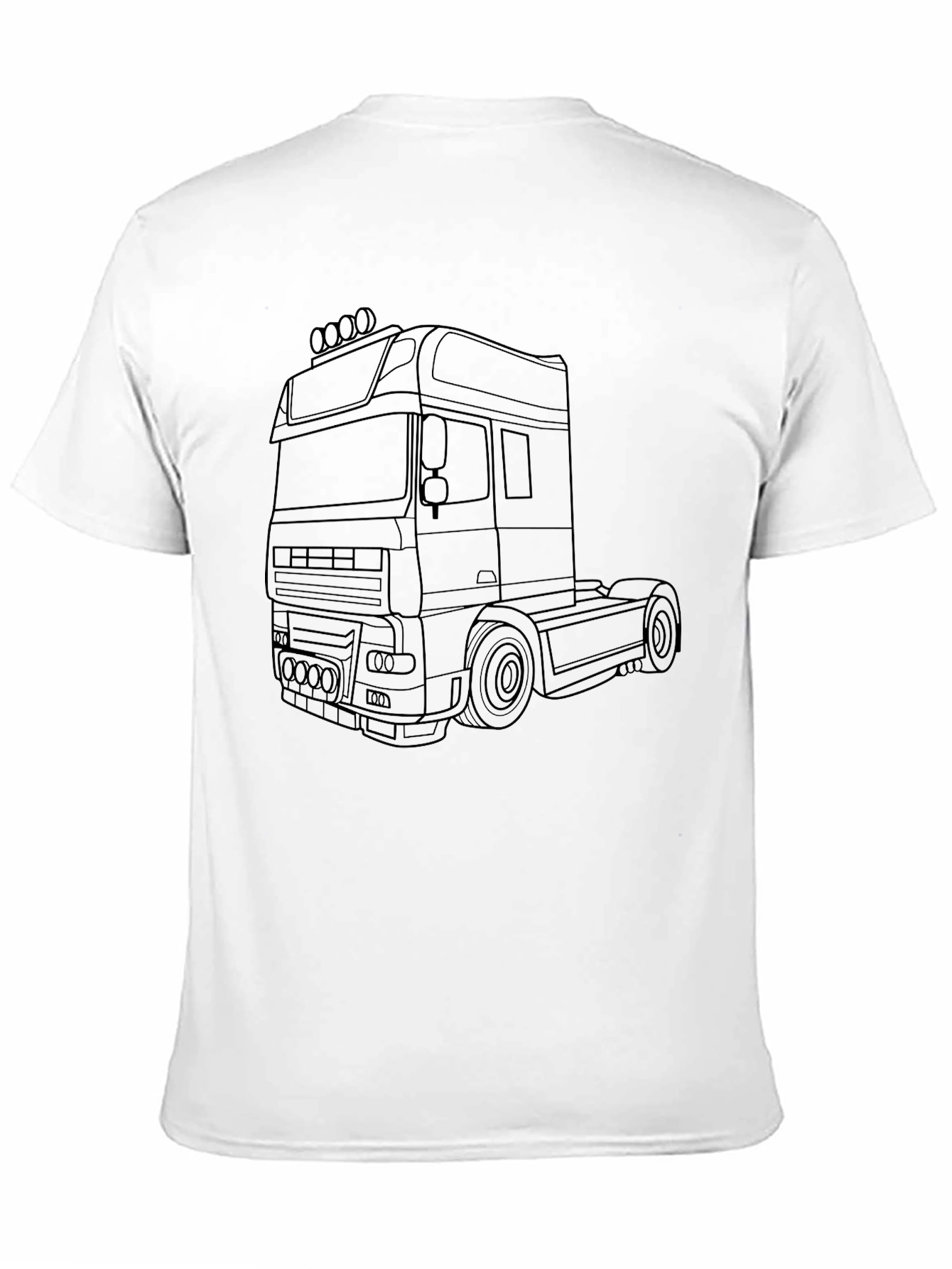 Truck Outline Graphic T-Shirt