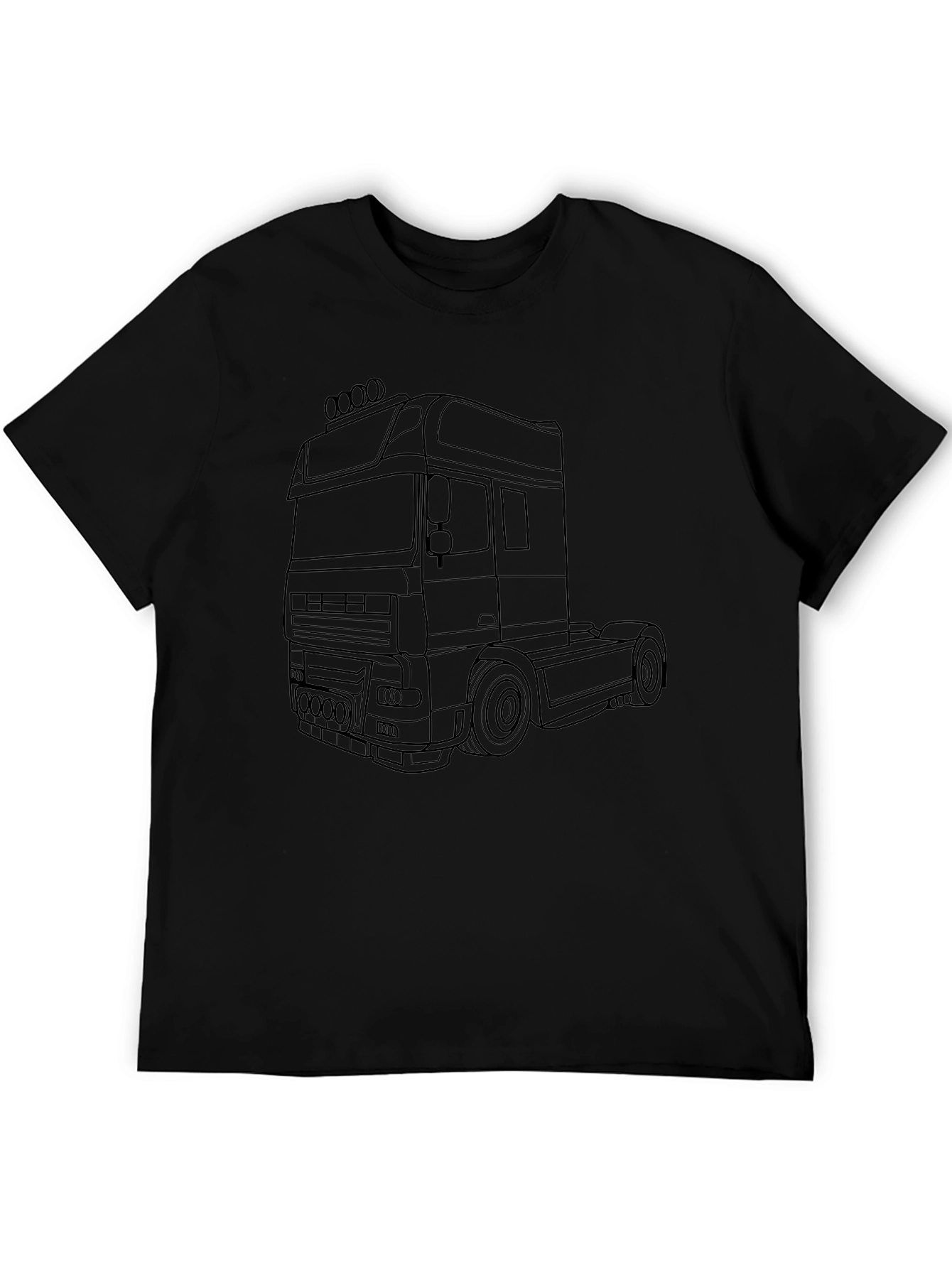 Truck Outline Graphic T-Shirt