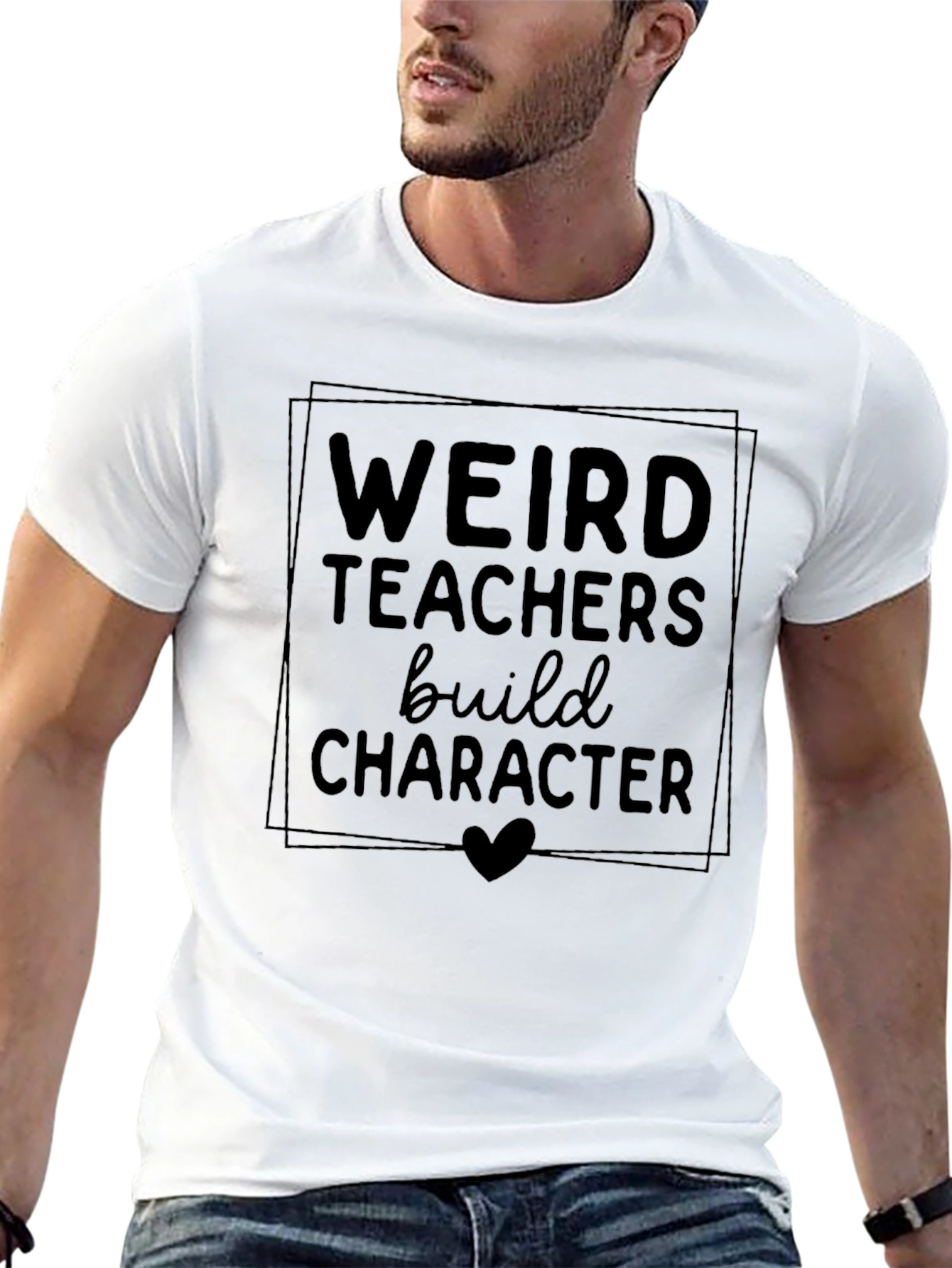 Weird Teachers Build Character Graphic Tee