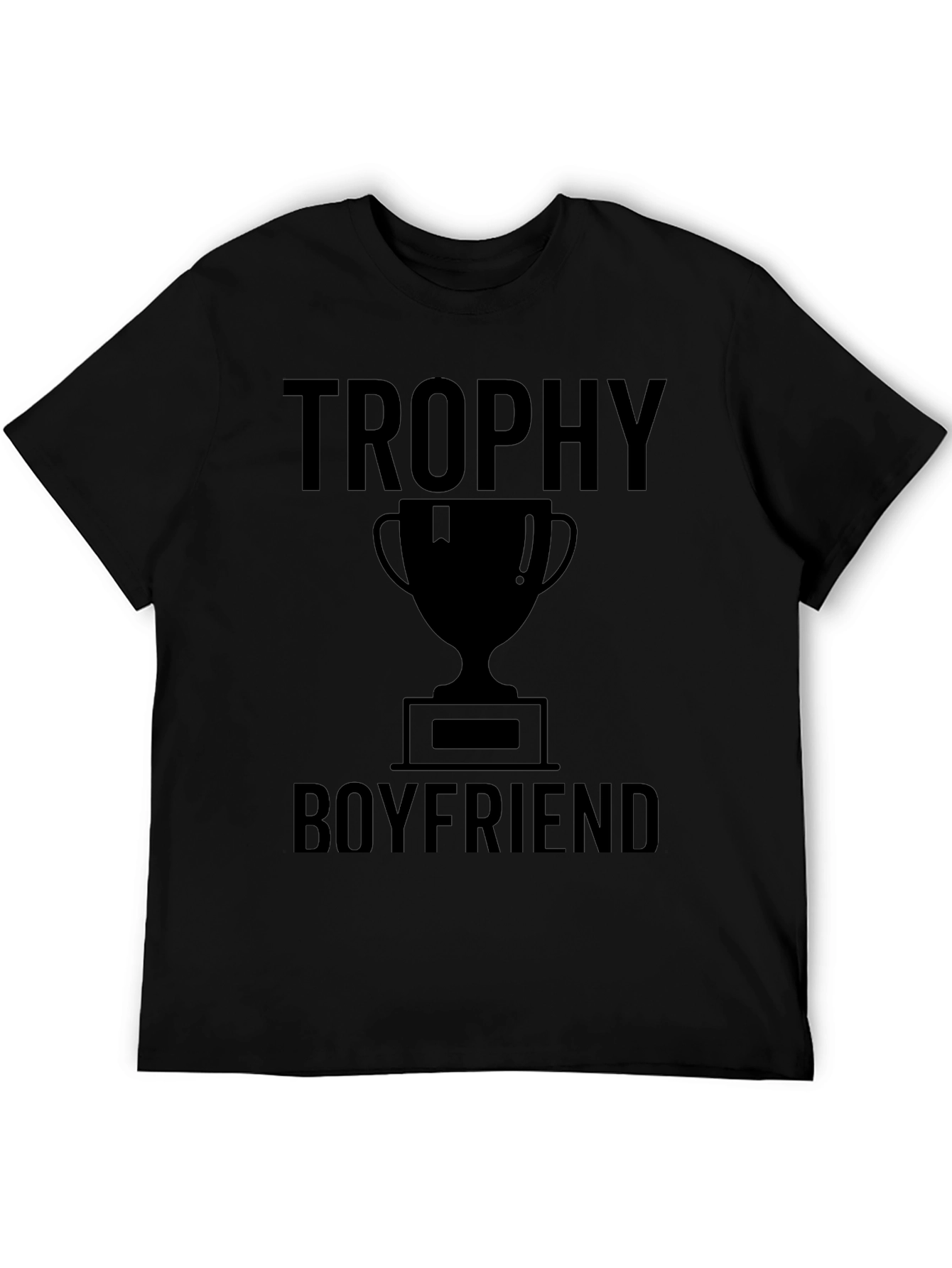 Trophy Boyfriend Graphic Tee - Black