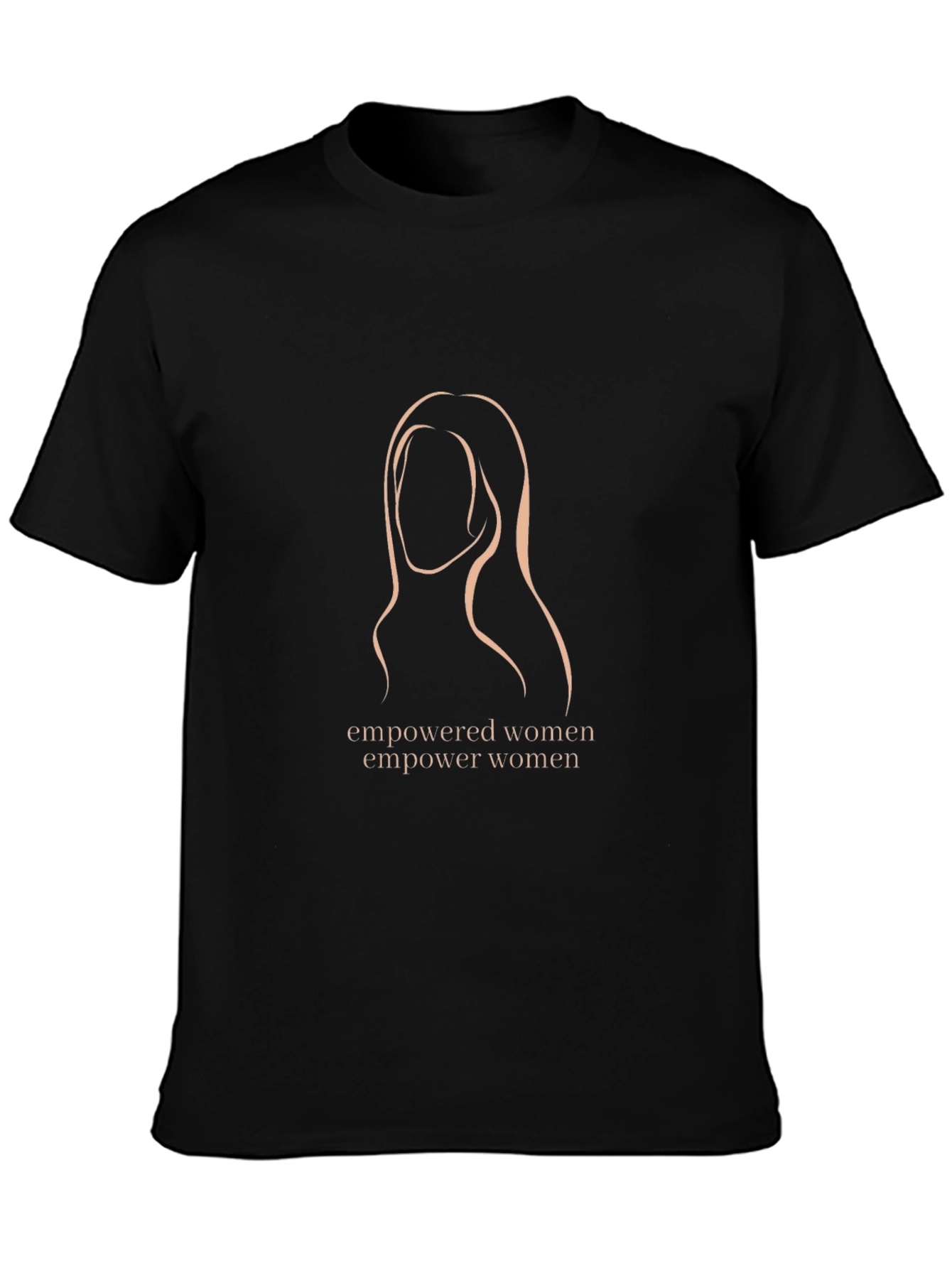 Empowered Women Graphic Tee - Black Unisex T-Shirt