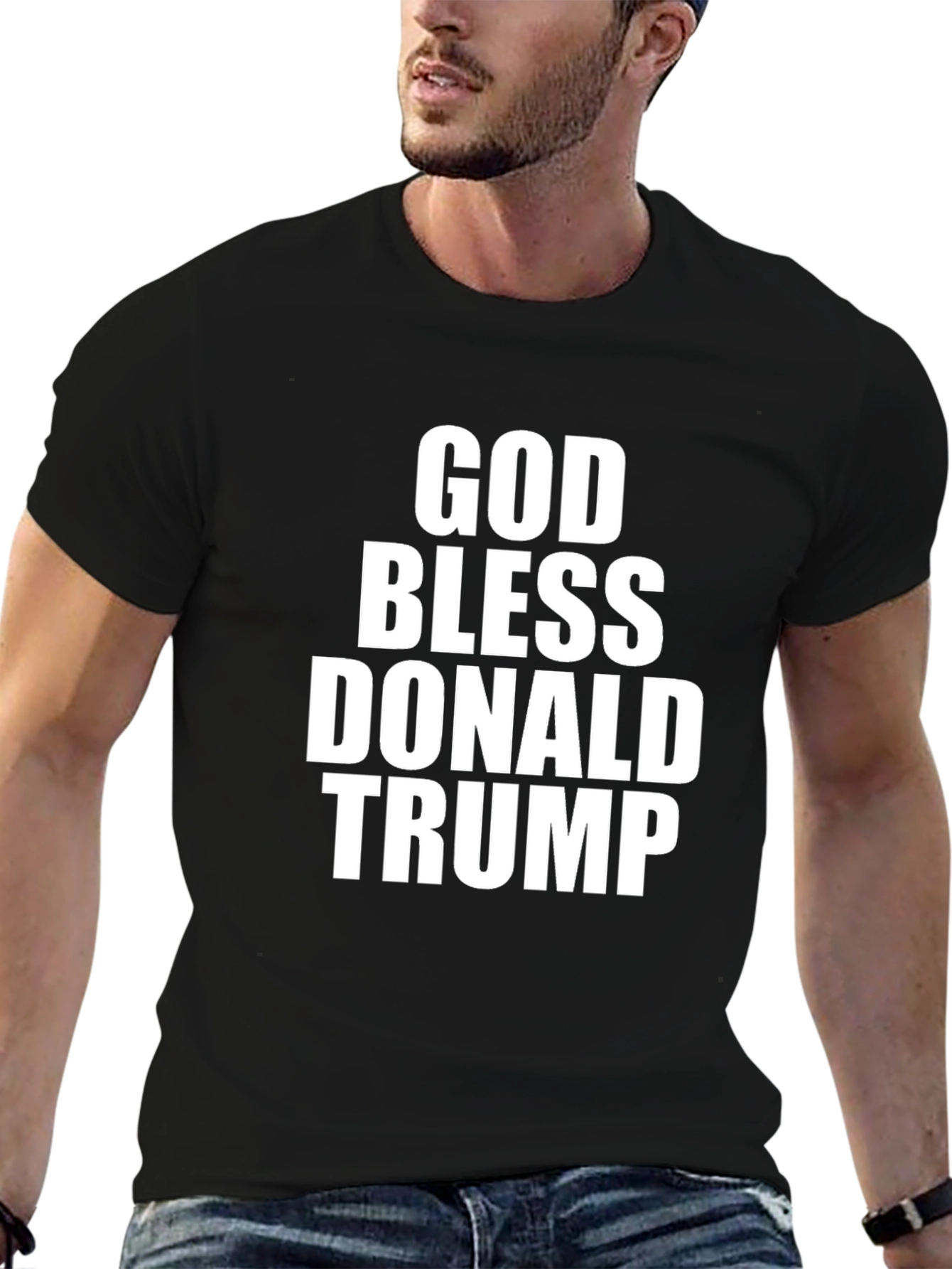 God Bless Donald Trump T-Shirt - Patriotic Tee
