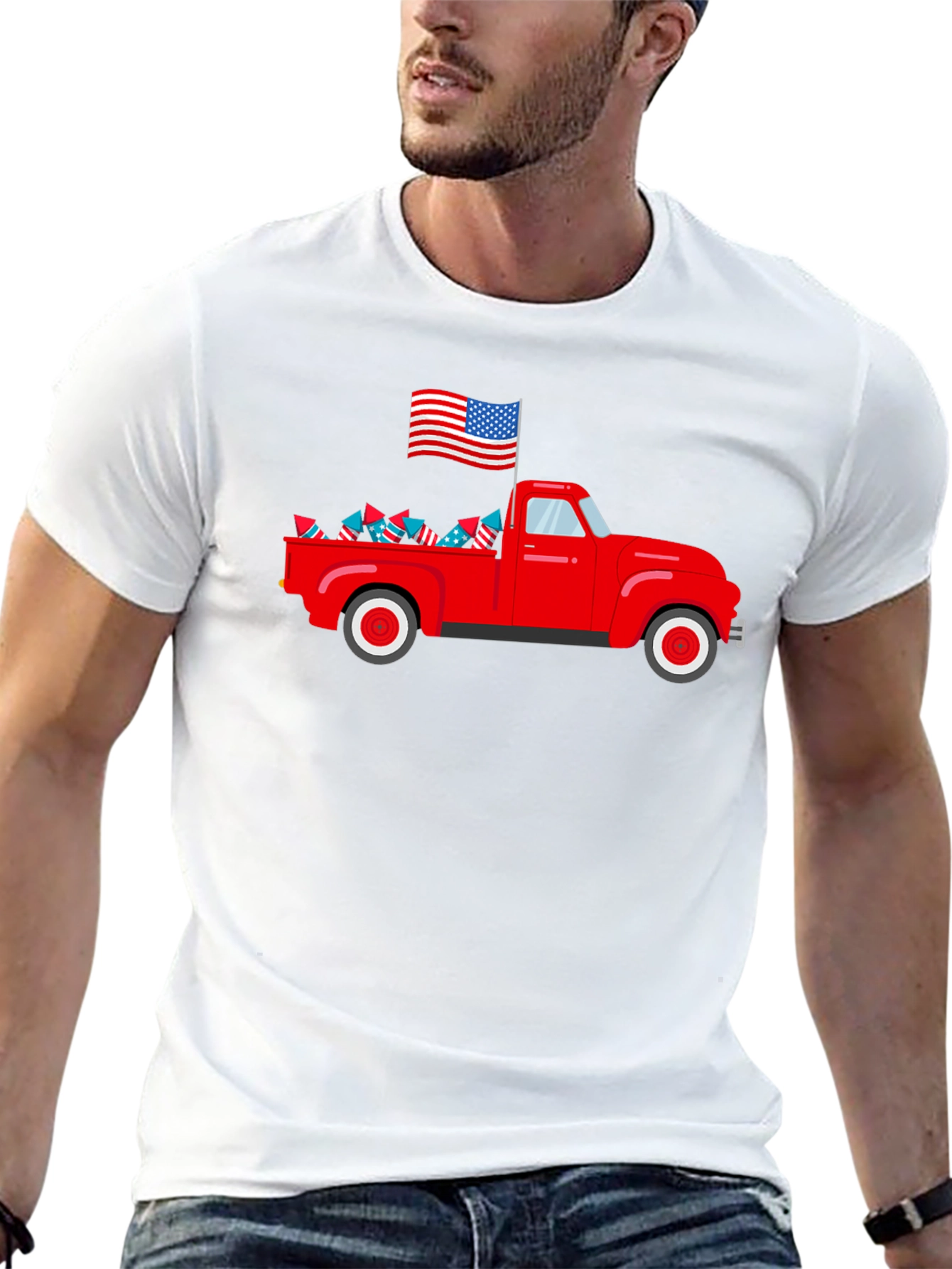 Patriotic Truck Graphic Tee