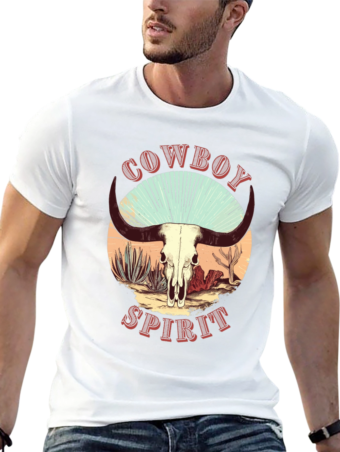 Cowboy Spirit Graphic Tee