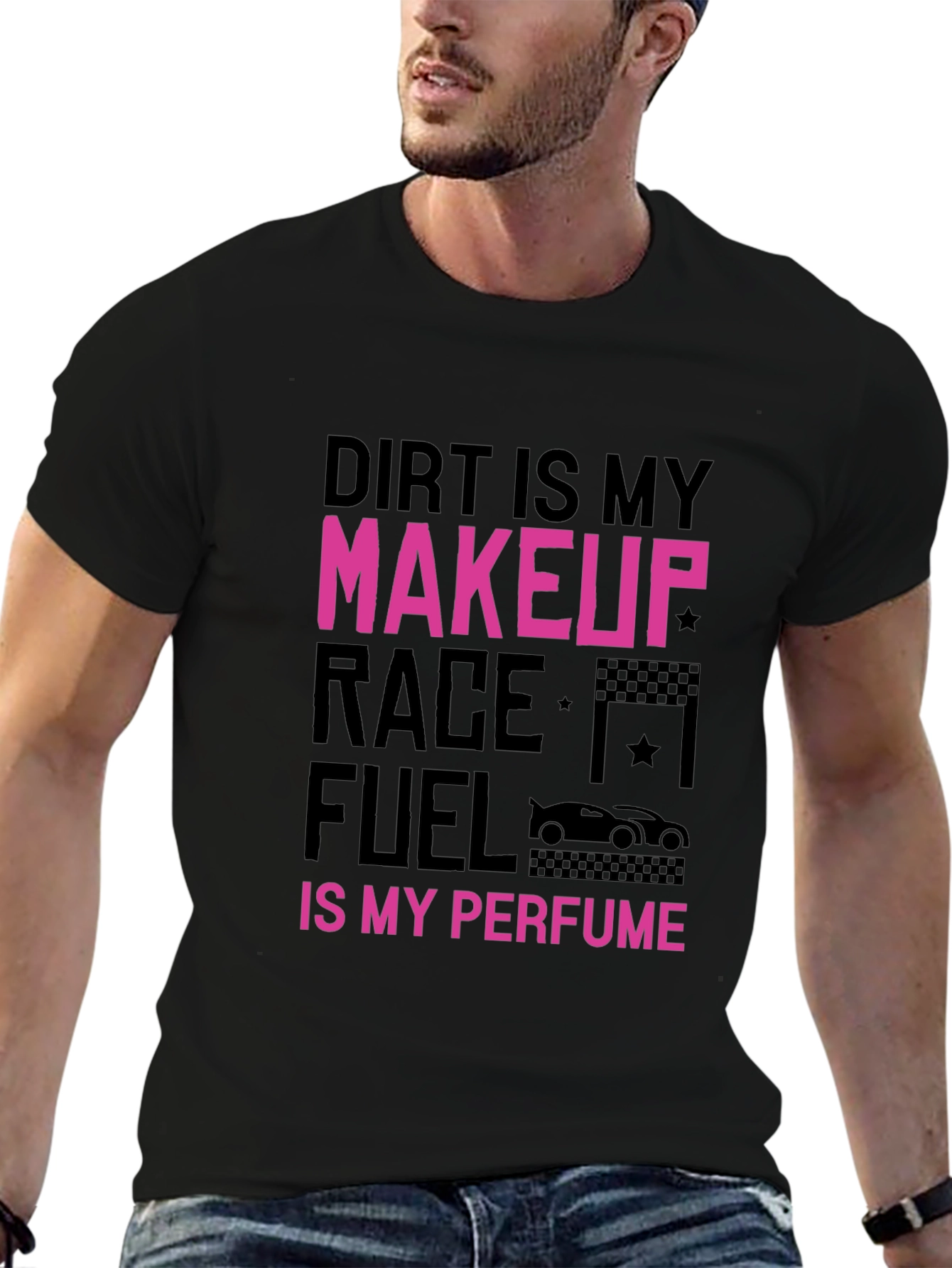 Dirt is My Makeup Black Graphic T-Shirt