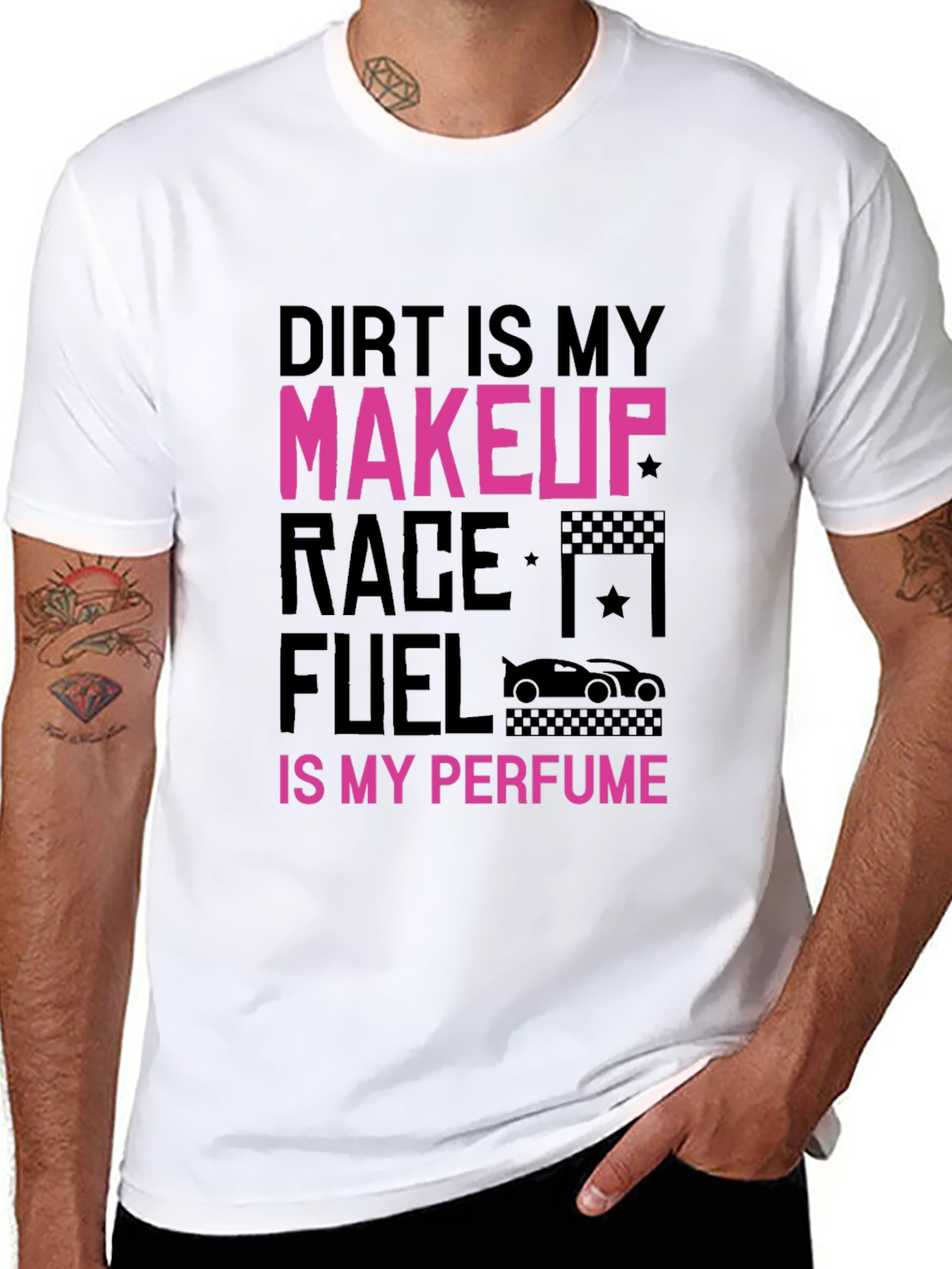 Dirt is My Makeup Black Graphic T-Shirt