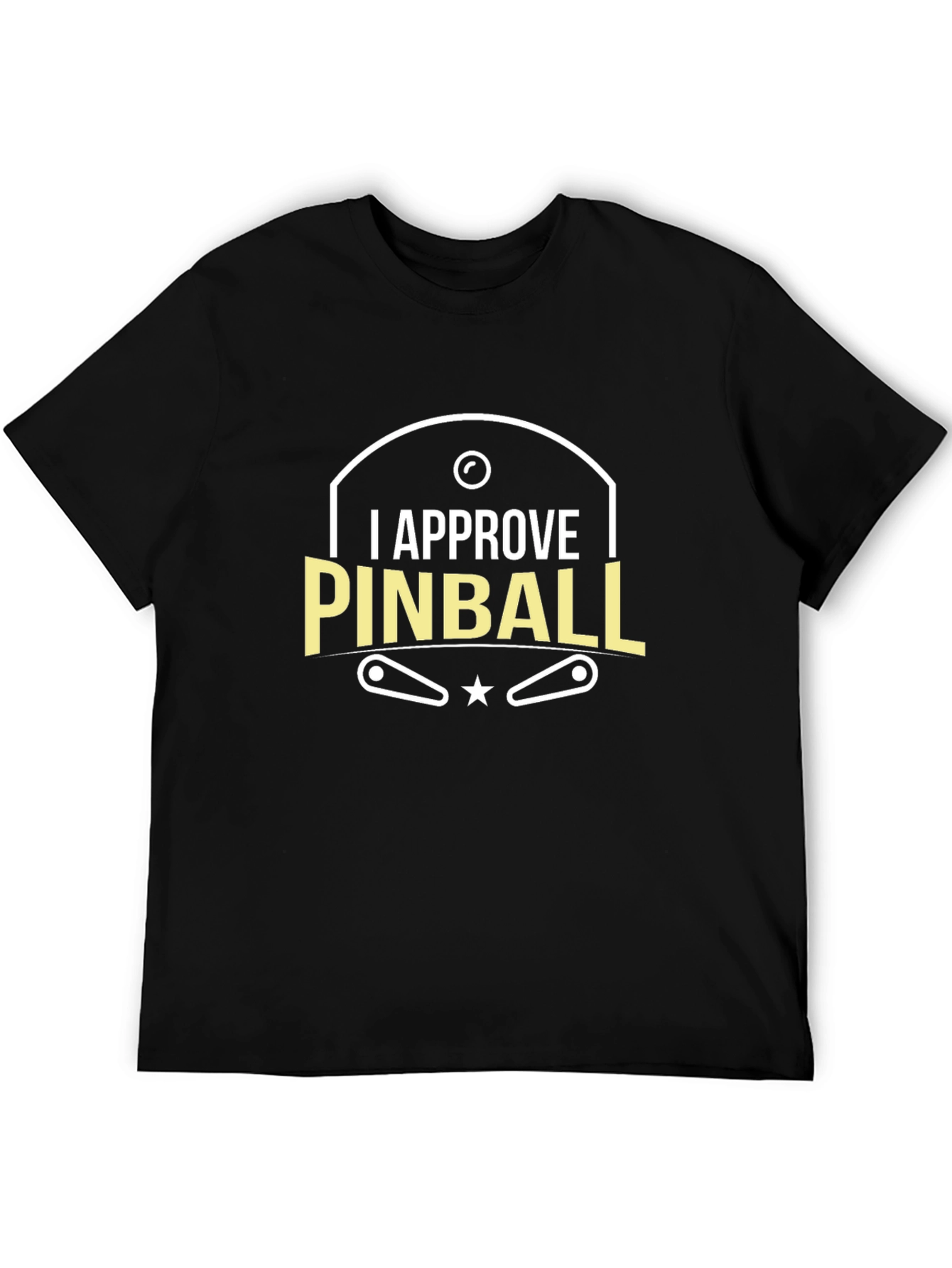 I Approve Pinball Graphic Tee - Classic Style