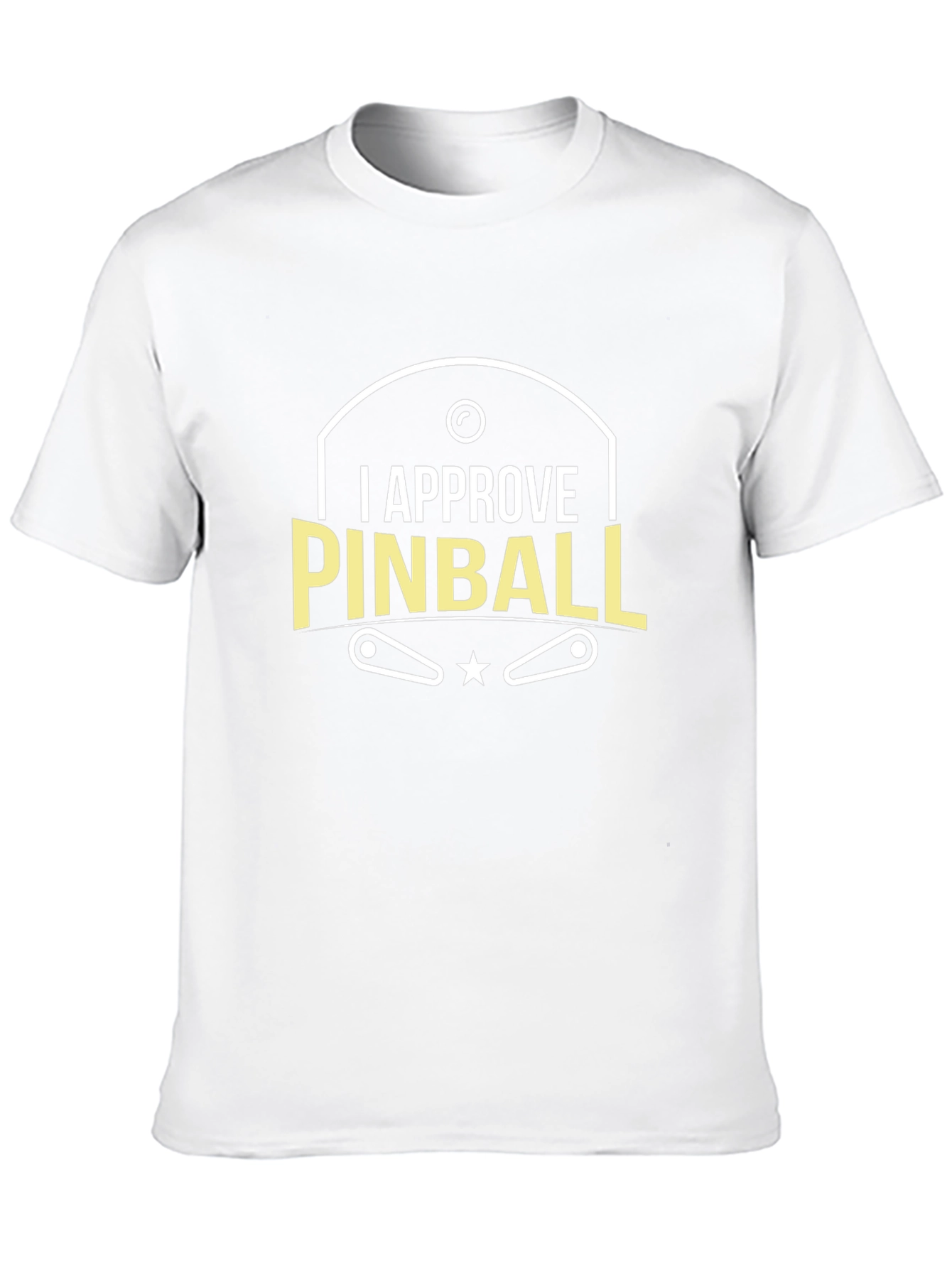 I Approve Pinball Graphic Tee - Classic Style