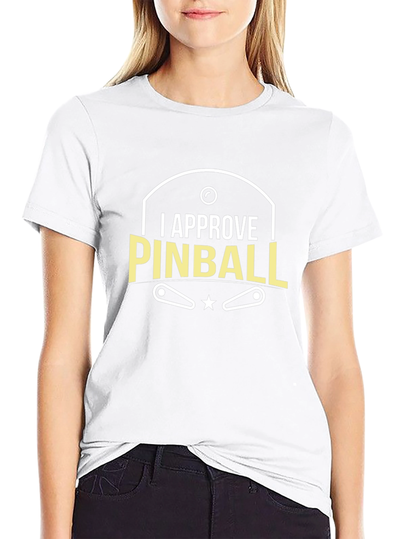 I Approve Pinball Graphic Tee - Classic Style
