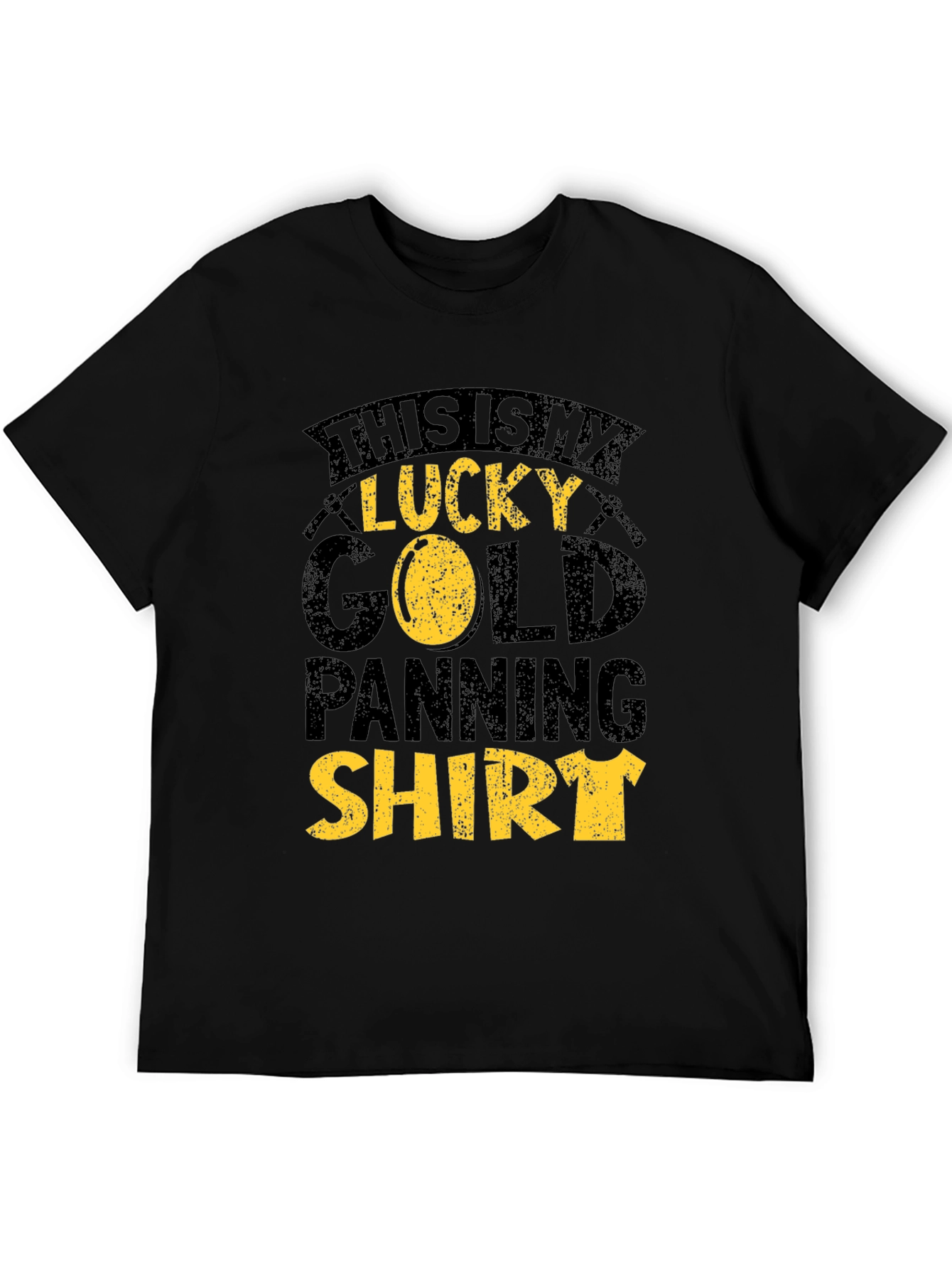 Lucky Gold Panning Shirt - Black Tee
