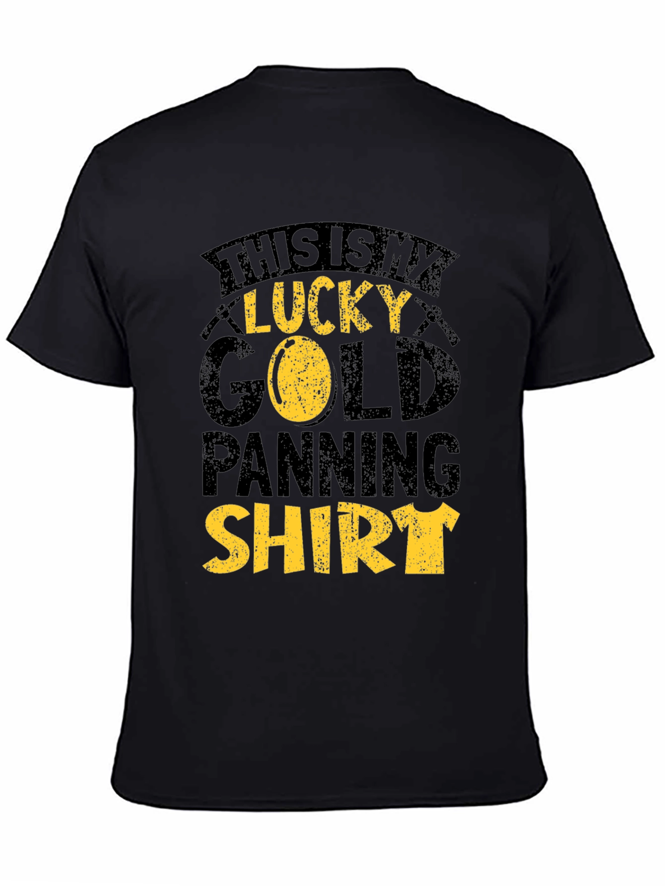 Lucky Gold Panning Shirt - Black Tee