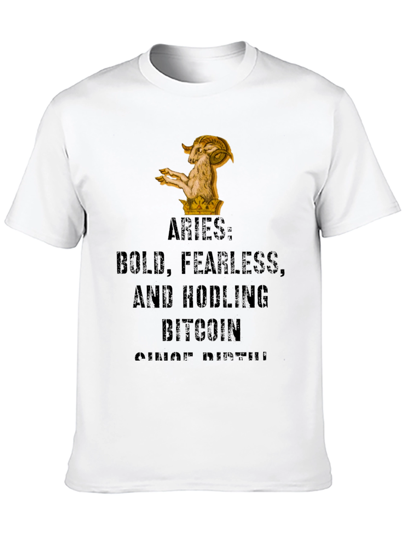 Aries Bitcoin Hodler T-Shirt