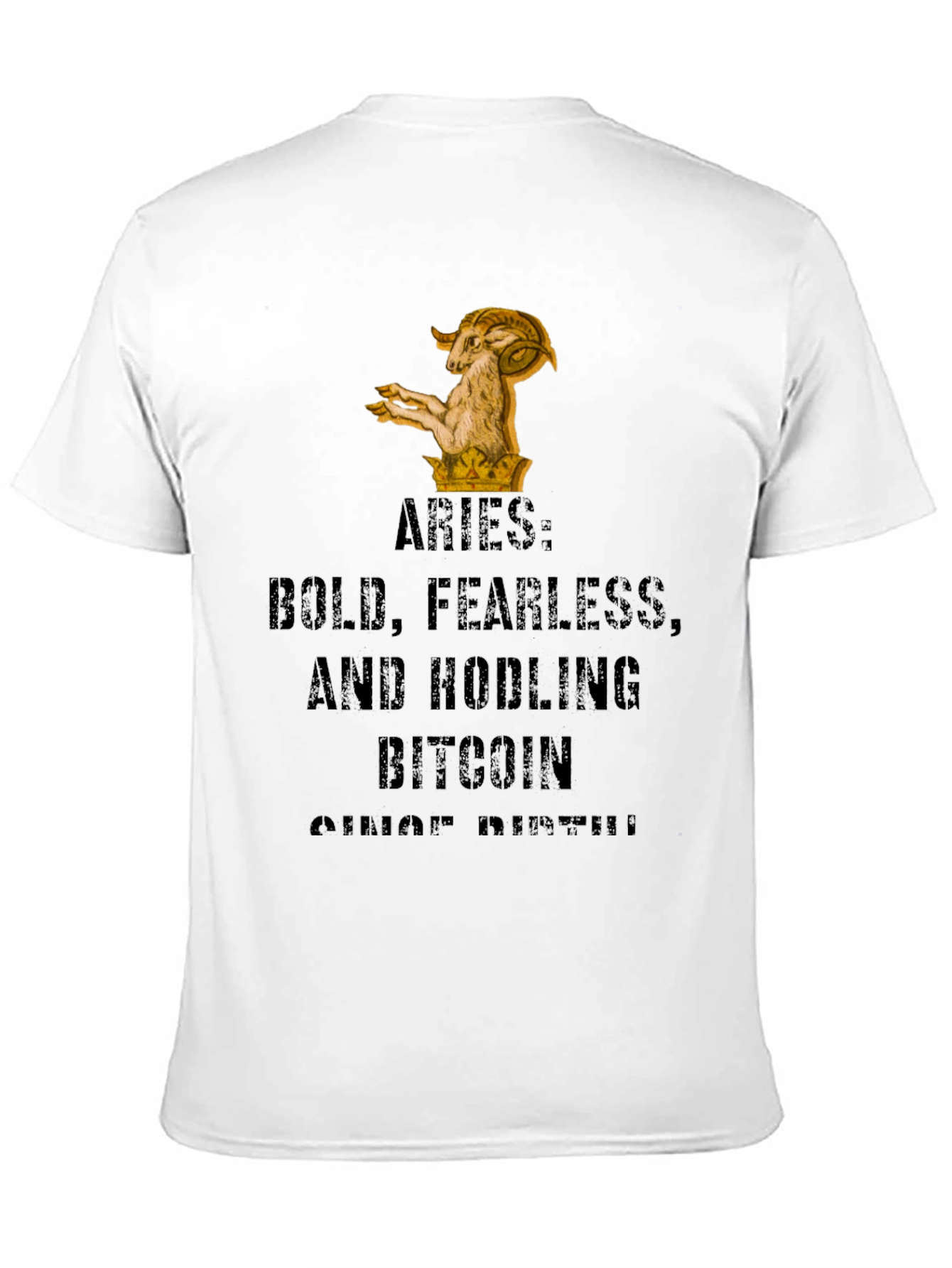 Aries Bitcoin Hodler T-Shirt