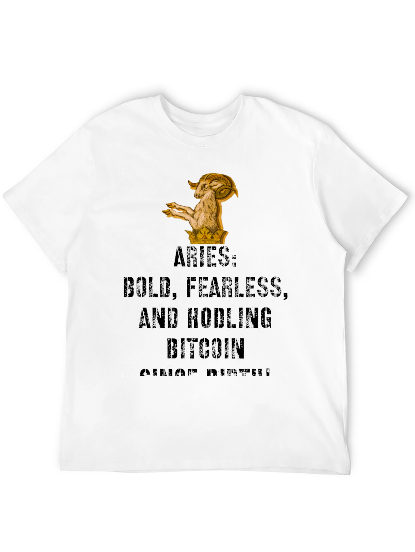 Aries Bitcoin Hodler T-Shirt