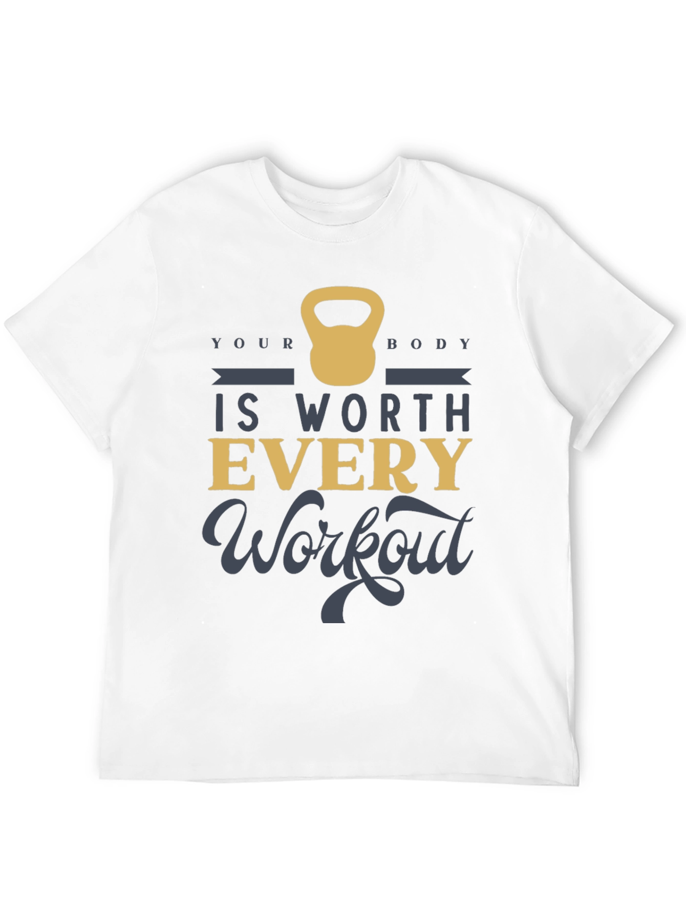 Workout Motivation Black Graphic Tee