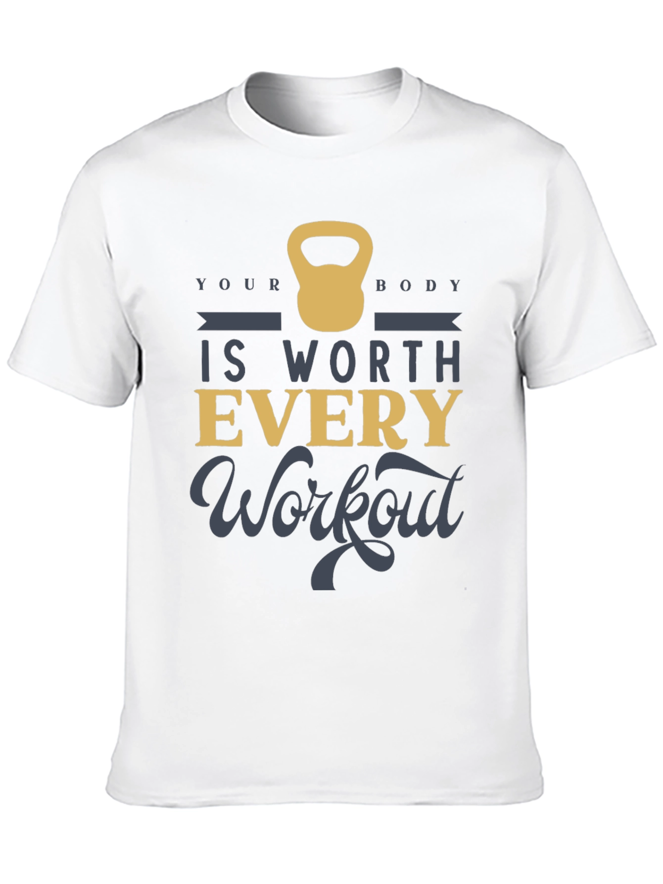 Workout Motivation Black Graphic Tee