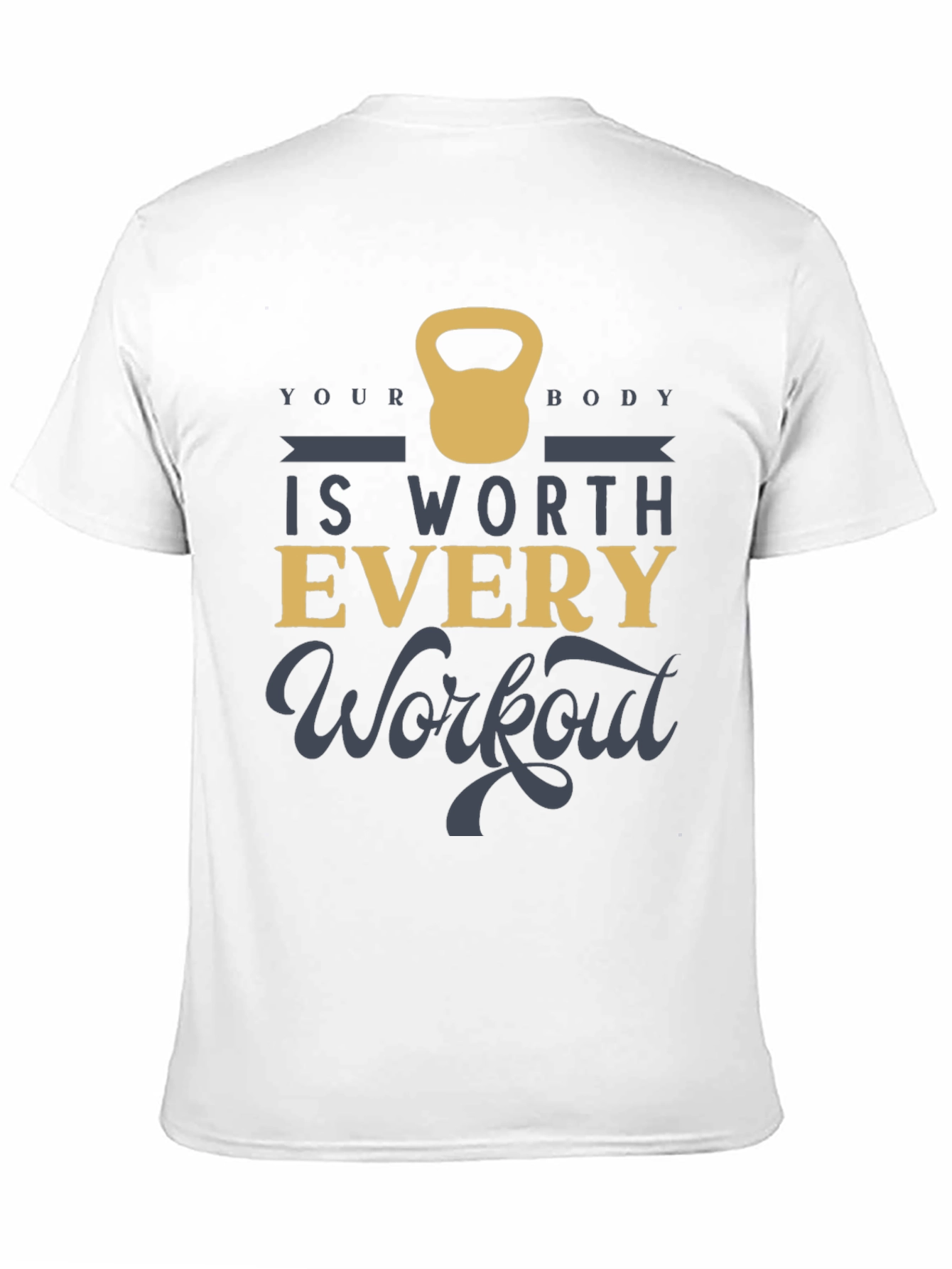 Workout Motivation Black Graphic Tee