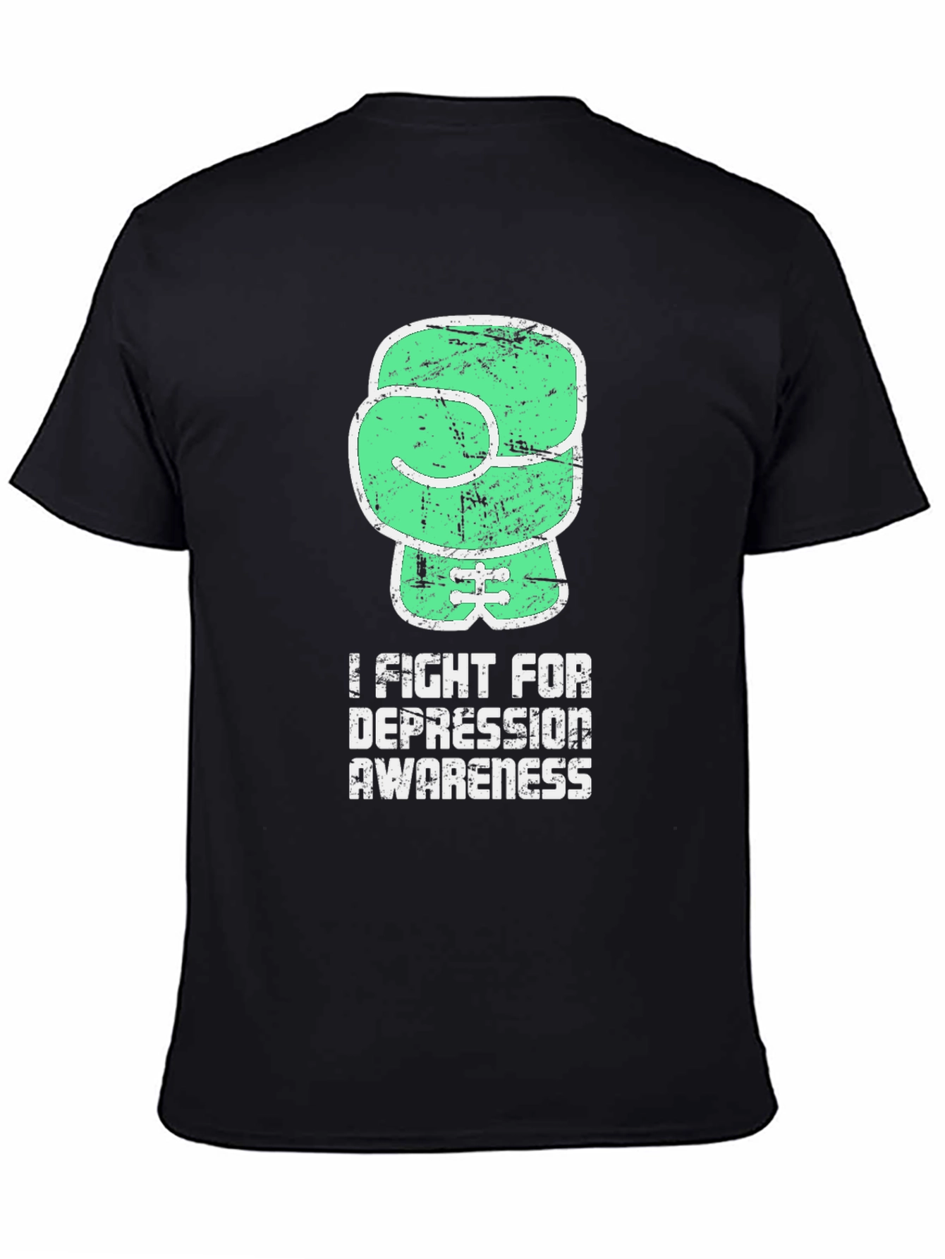 I Fight For Depression Awareness Graphic Tee
