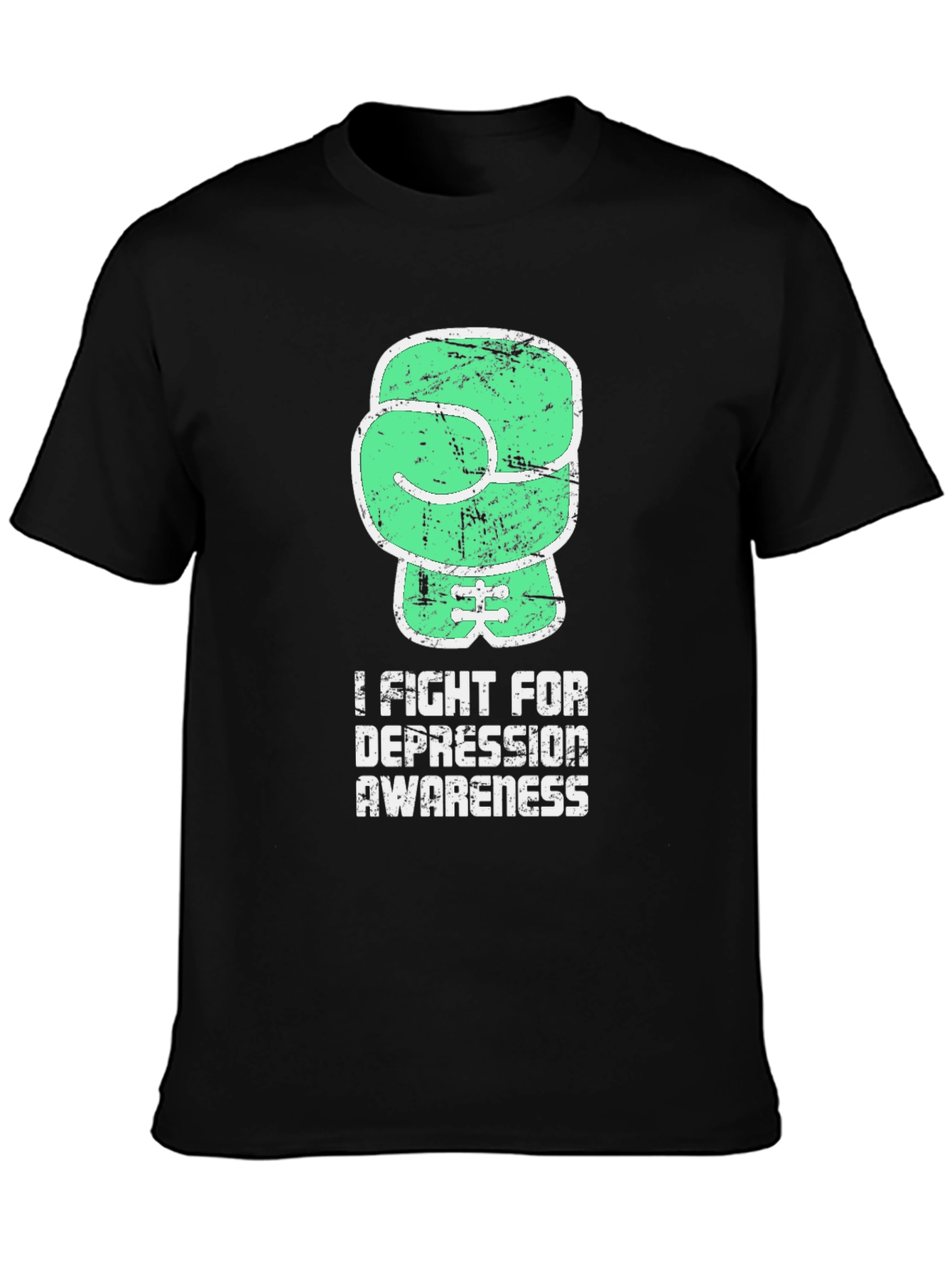 I Fight For Depression Awareness Graphic Tee