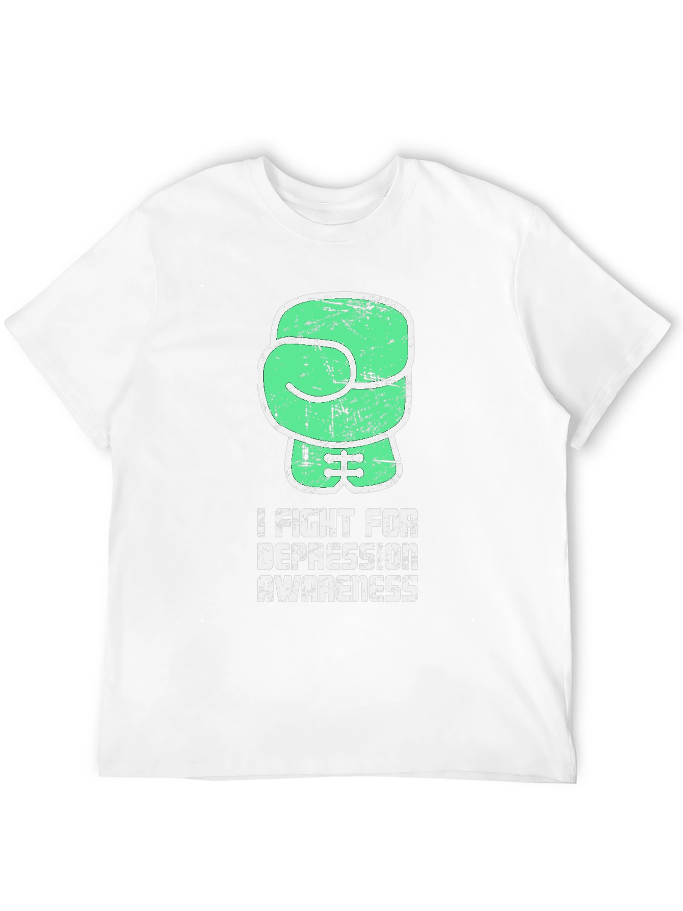 I Fight For Depression Awareness Graphic Tee