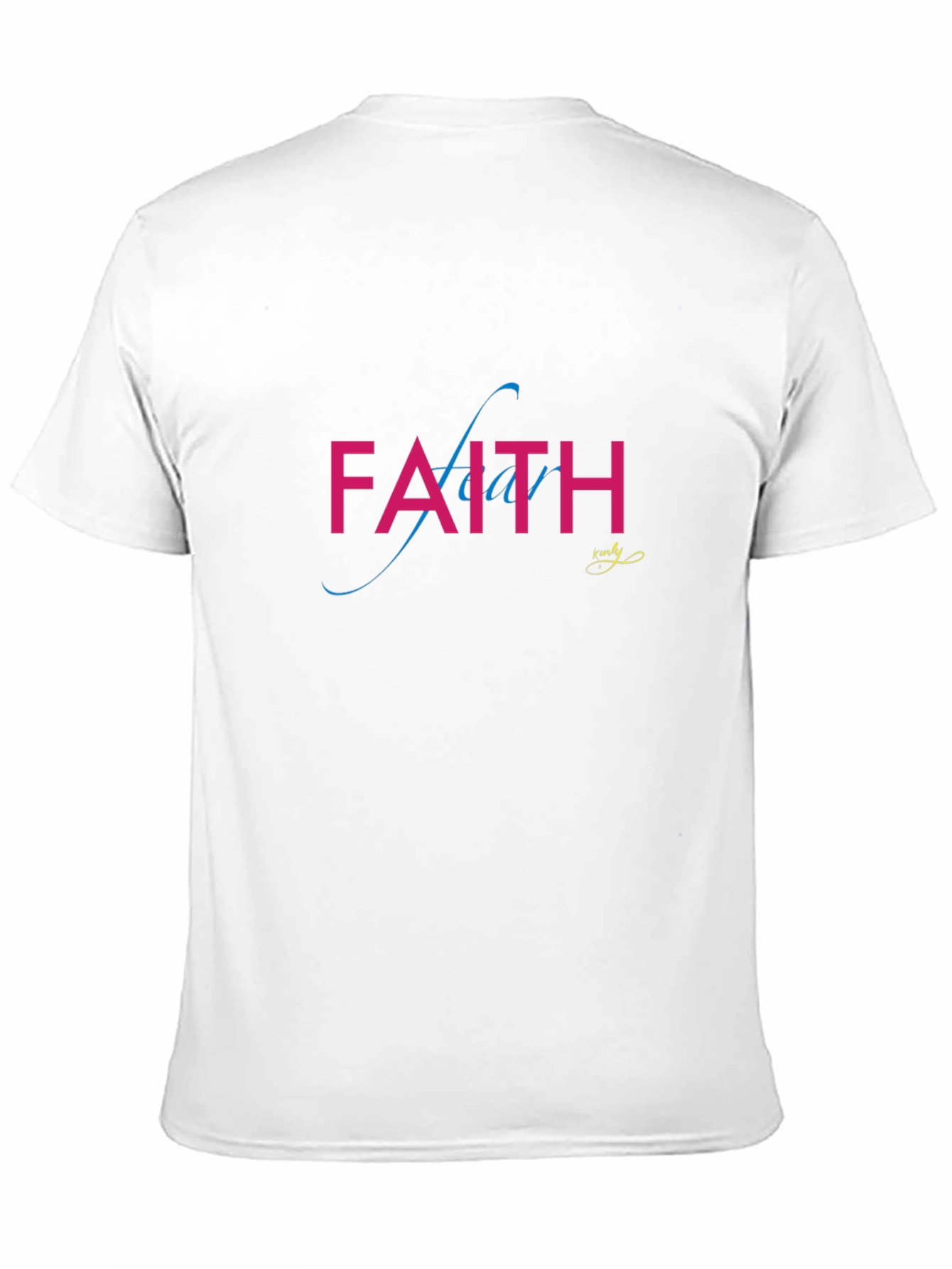 Faith Over Fear Graphic T-Shirt - Unisex Black Tee