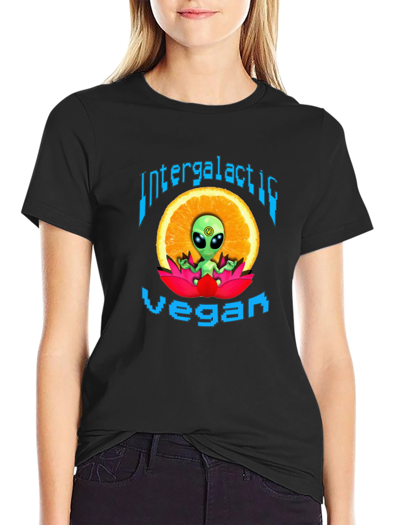 Intergalactic Vegan Graphic Tee