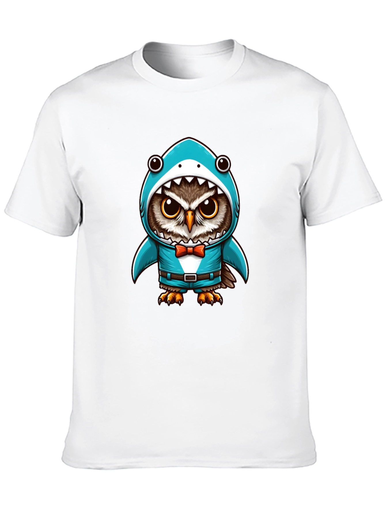 Owl Shark Costume Graphic Tee