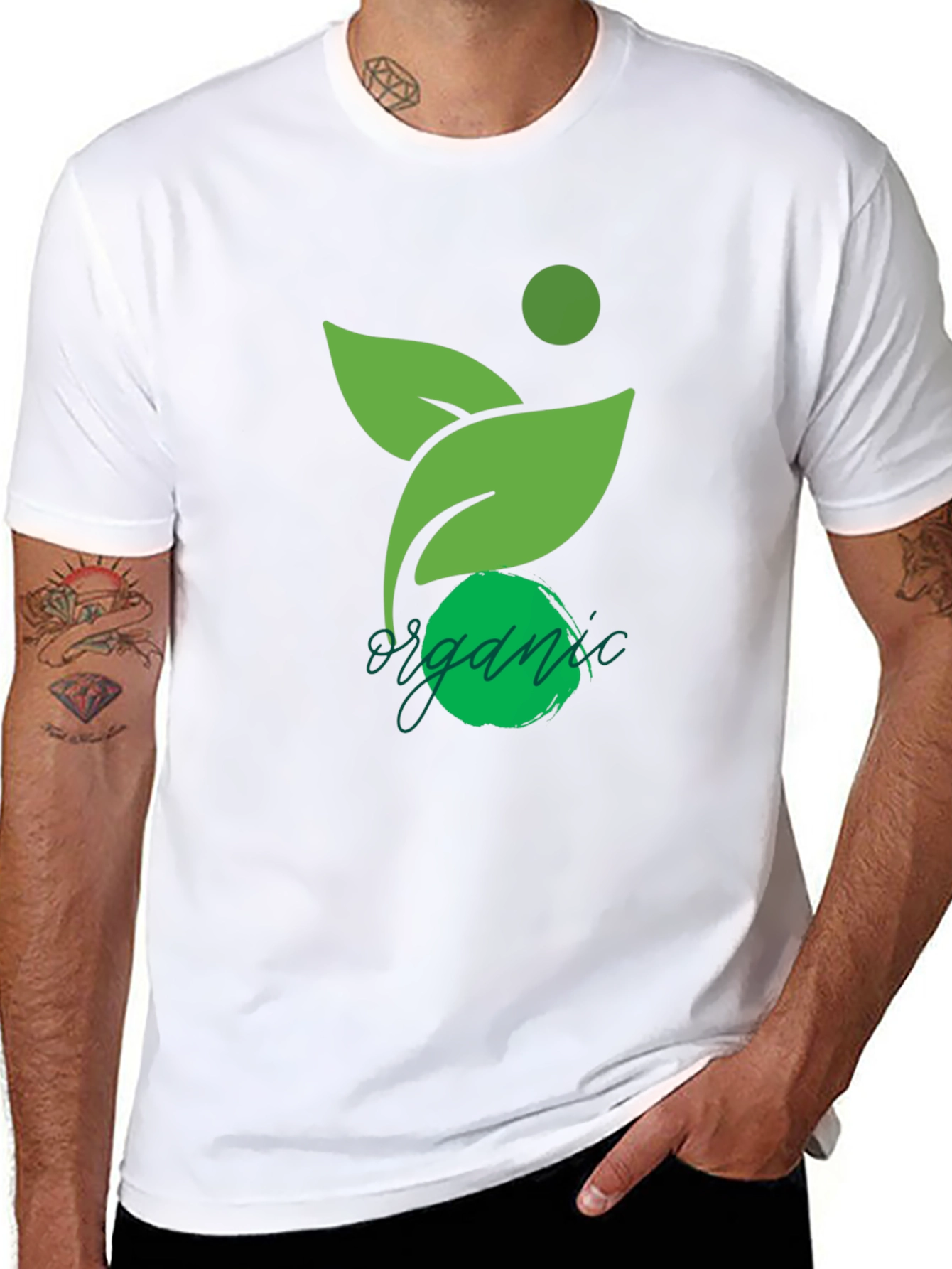Organic Design Black T-Shirt