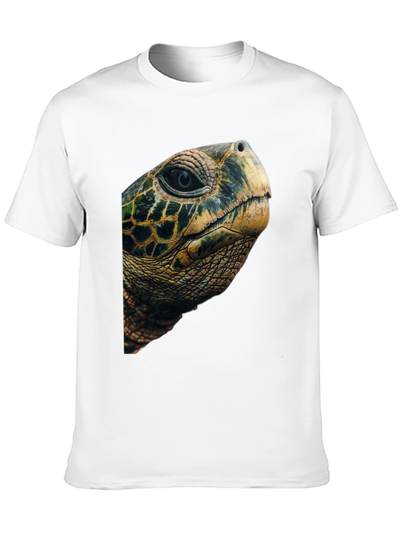 Sea Turtle Graphic Tee - Black Cotton Blend T-Shirt