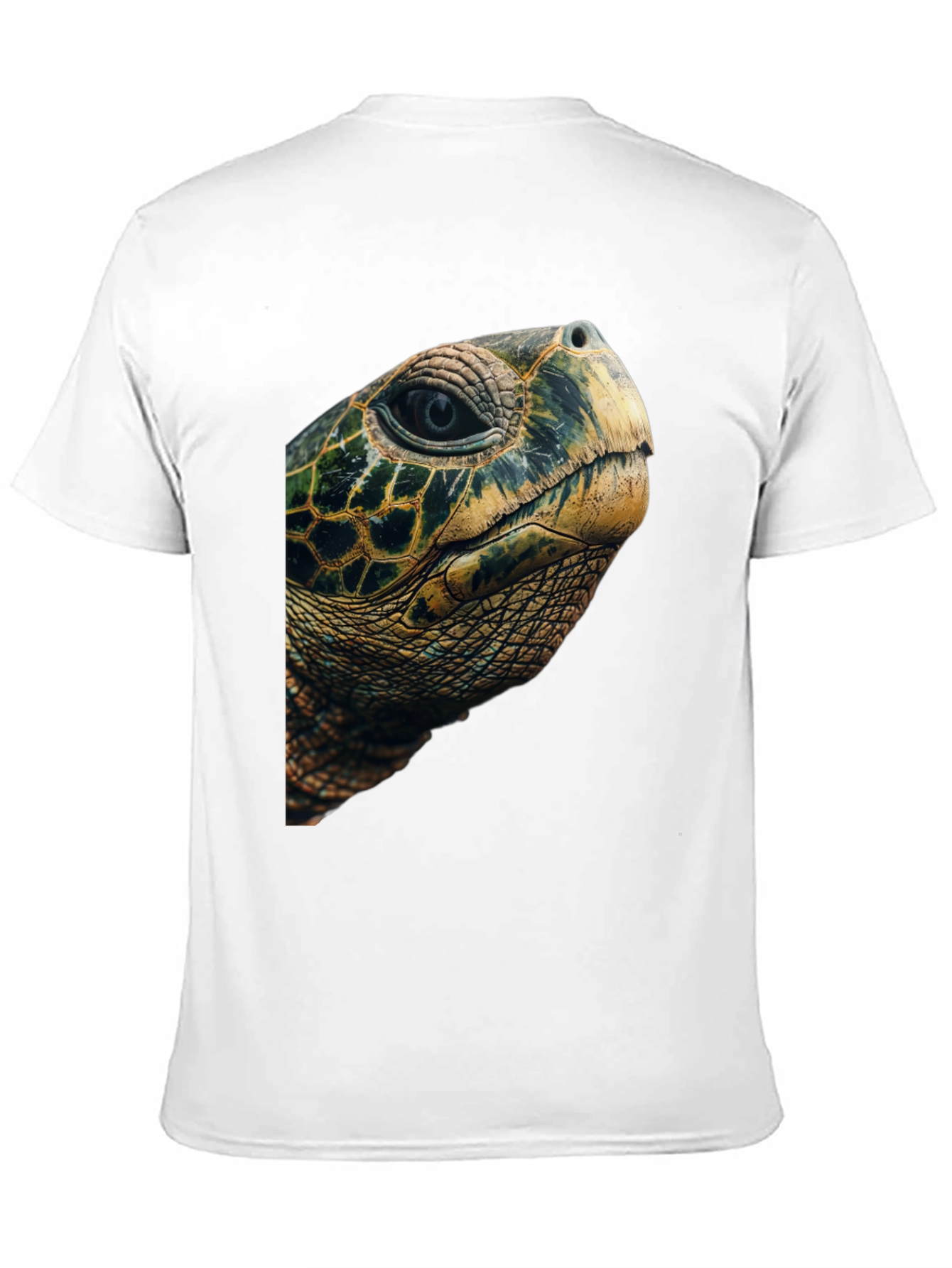 Sea Turtle Graphic Tee - Black Cotton Blend T-Shirt