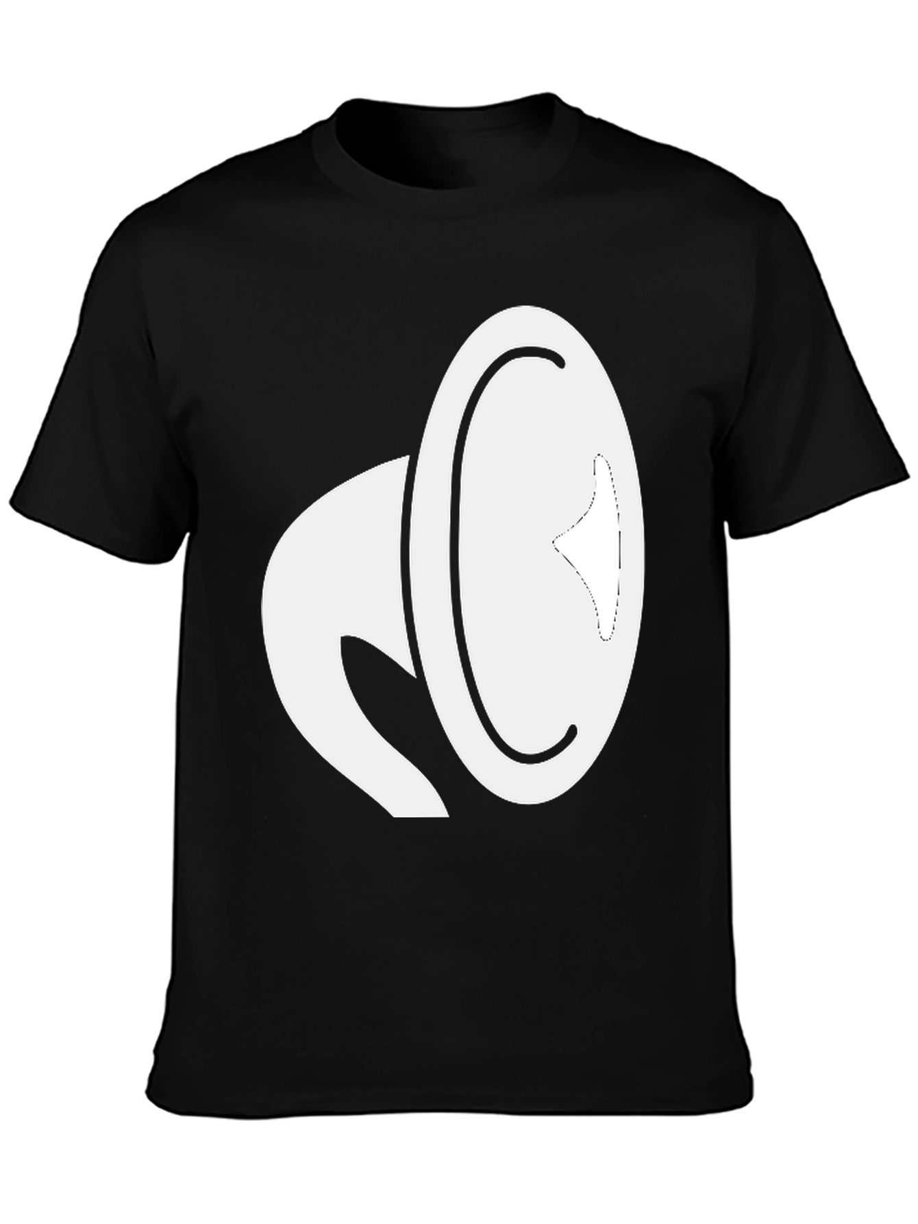 Cool Graphic Tee - White Megaphone Design