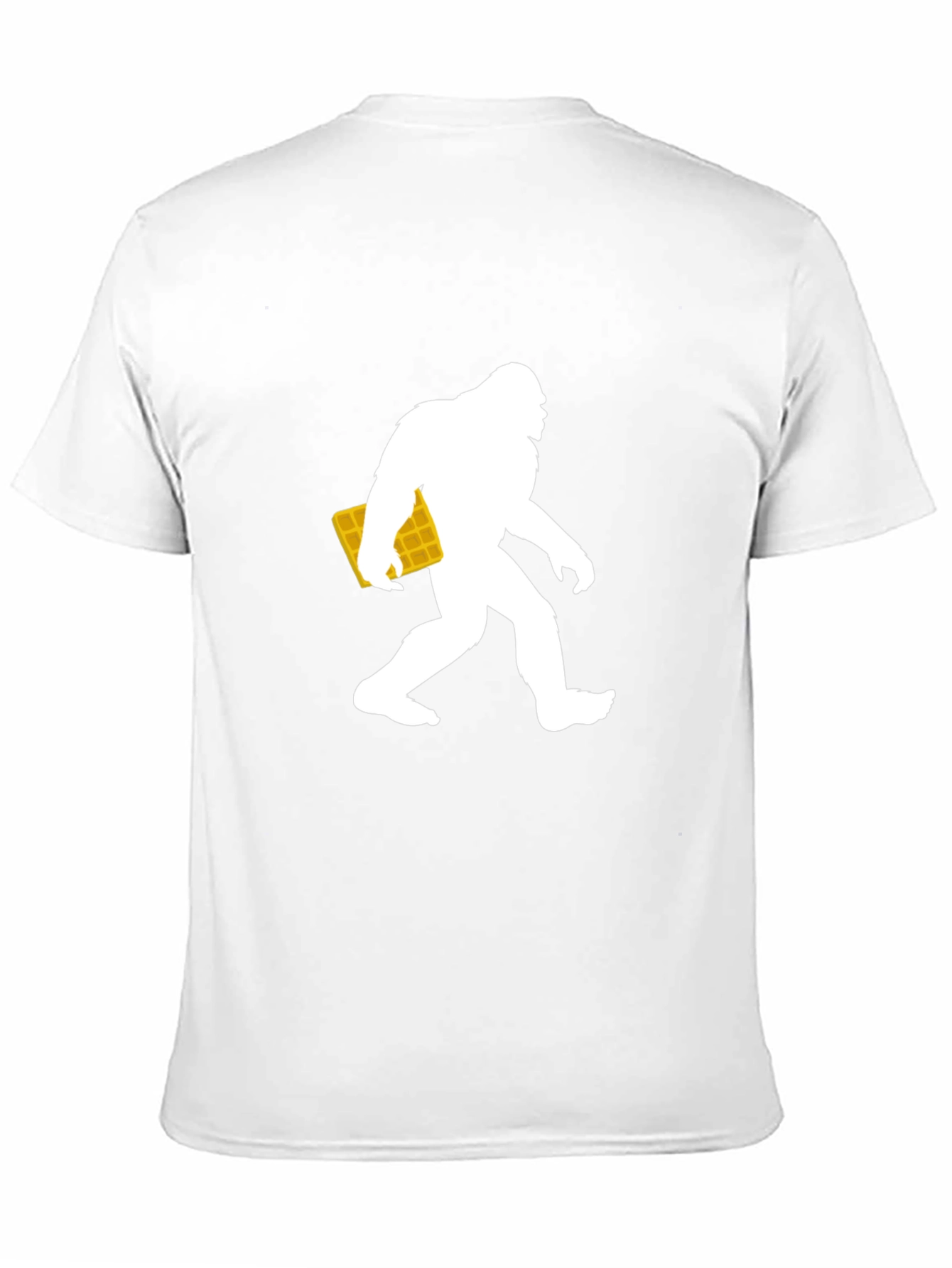 Bigfoot Waffle T-Shirt - Novelty Graphic Tee