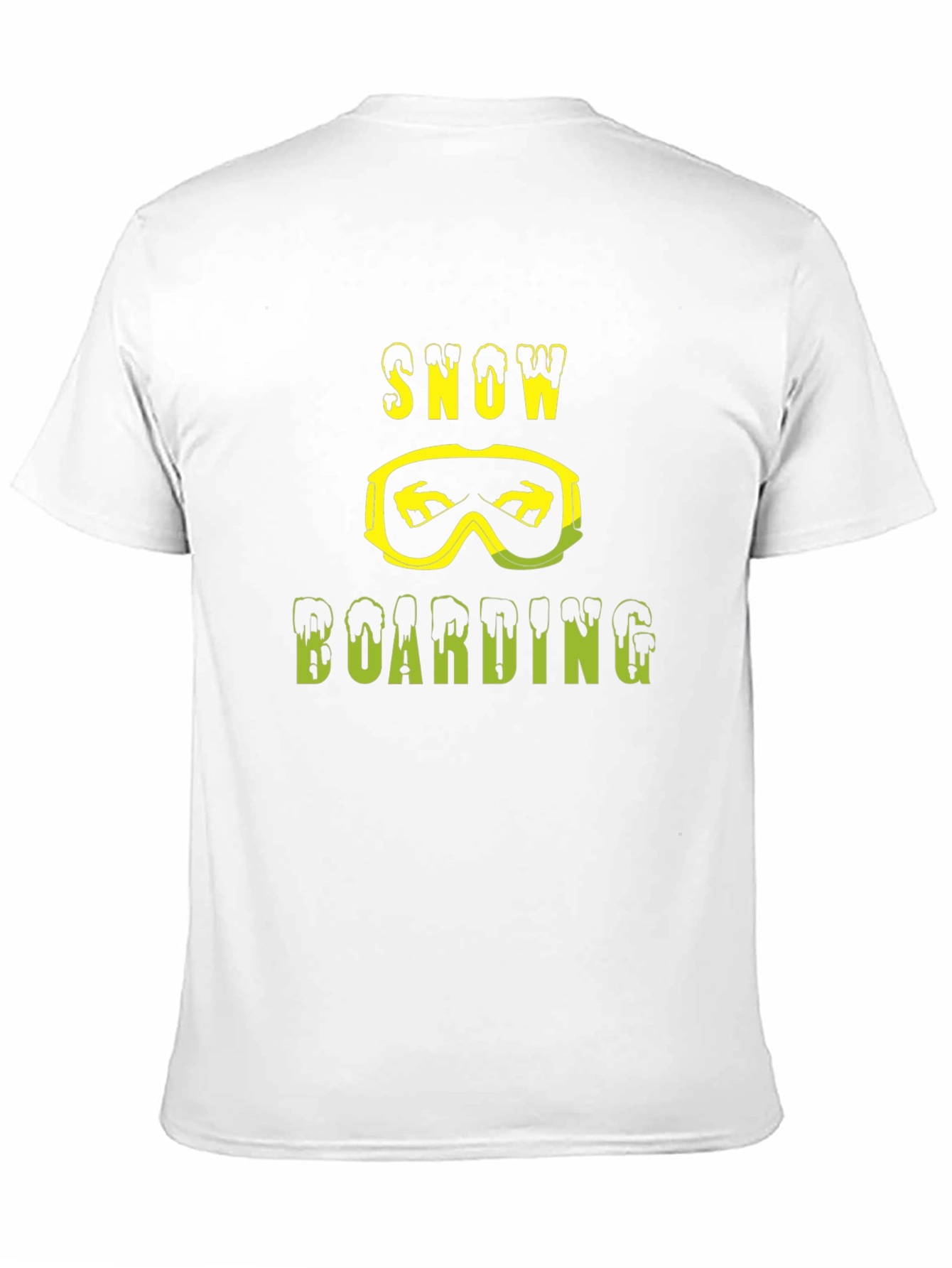 Snowboarding Graphic T-Shirt - Black