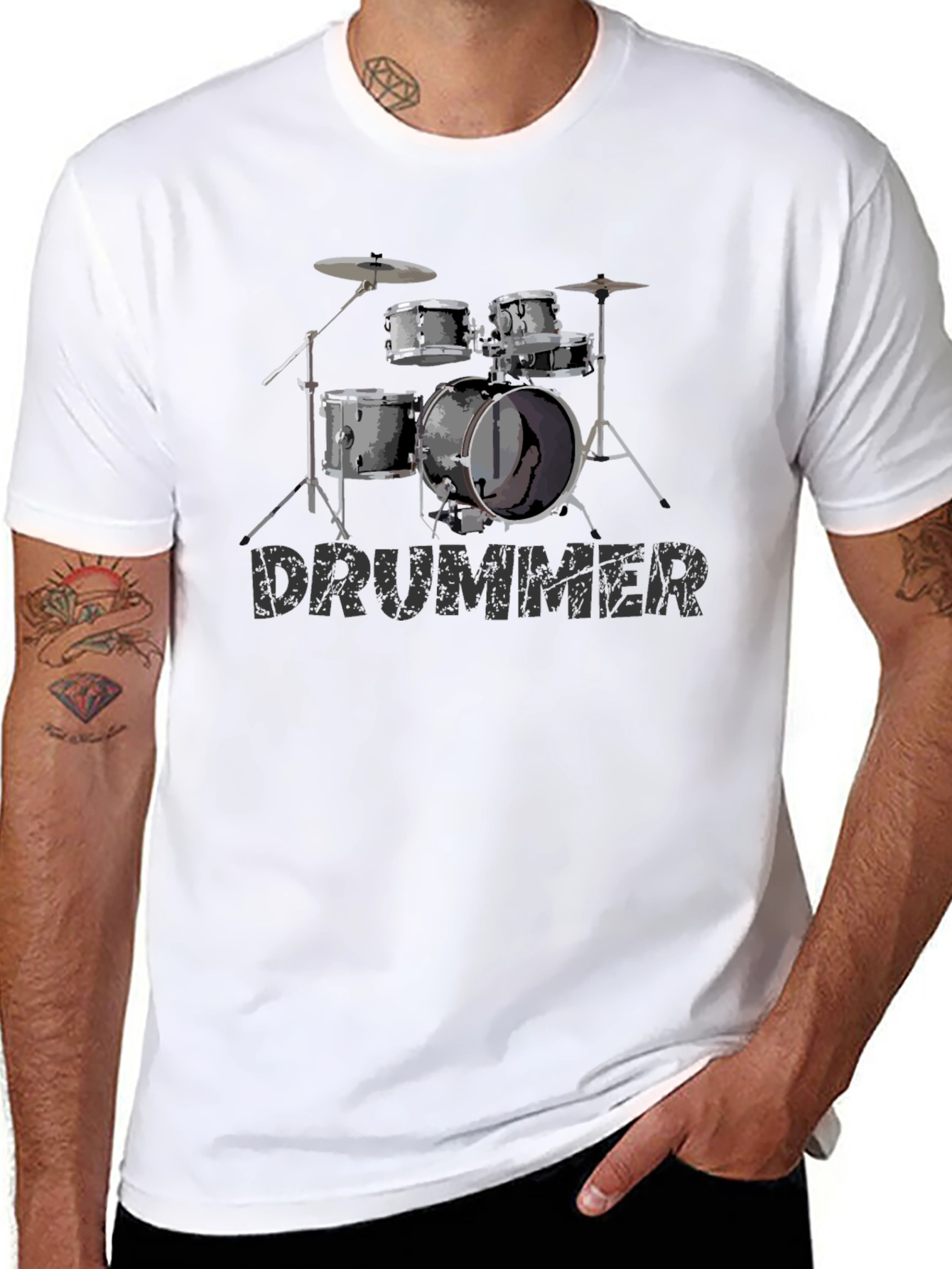 Drummer T-Shirt - Black