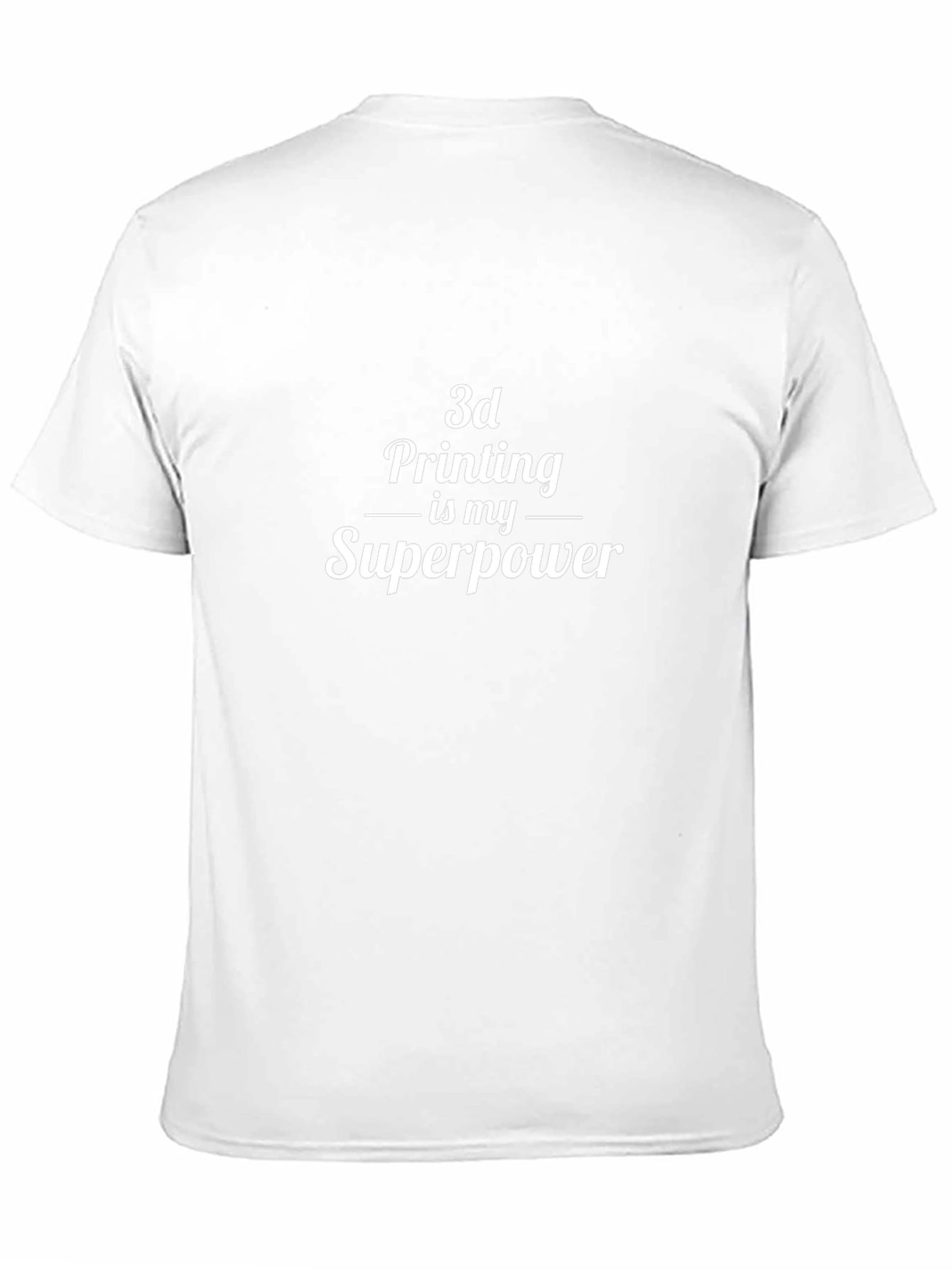 3D Printing is My Superpower Black Graphic T-Shirt
