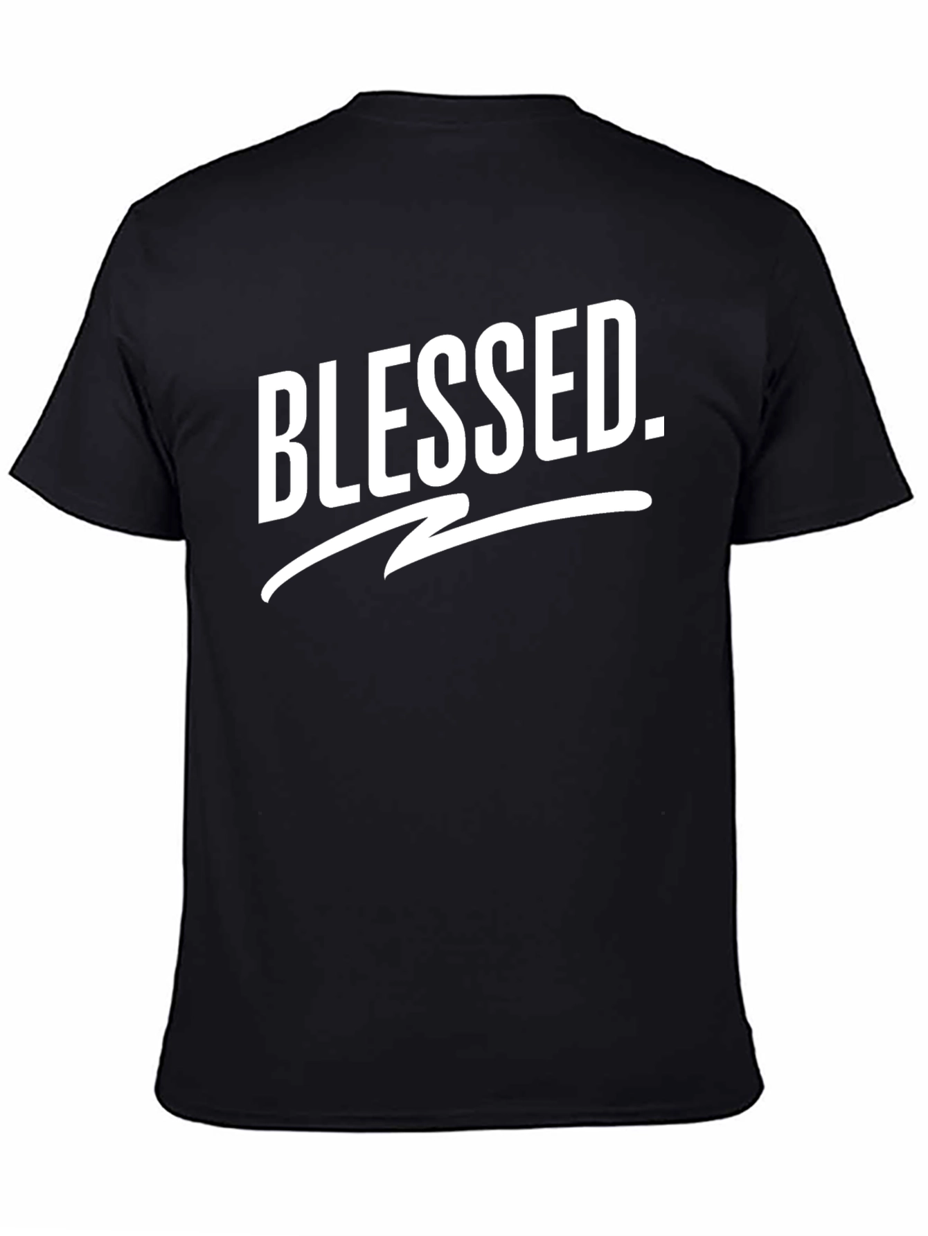 Blessed Graphic T-Shirt - Stylish Black Tee