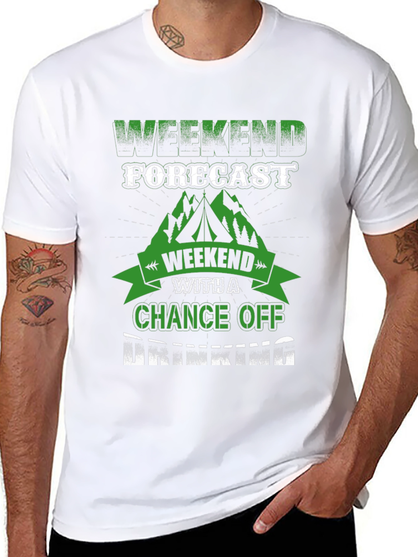 Weekend Forecast Drinking T-Shirt
