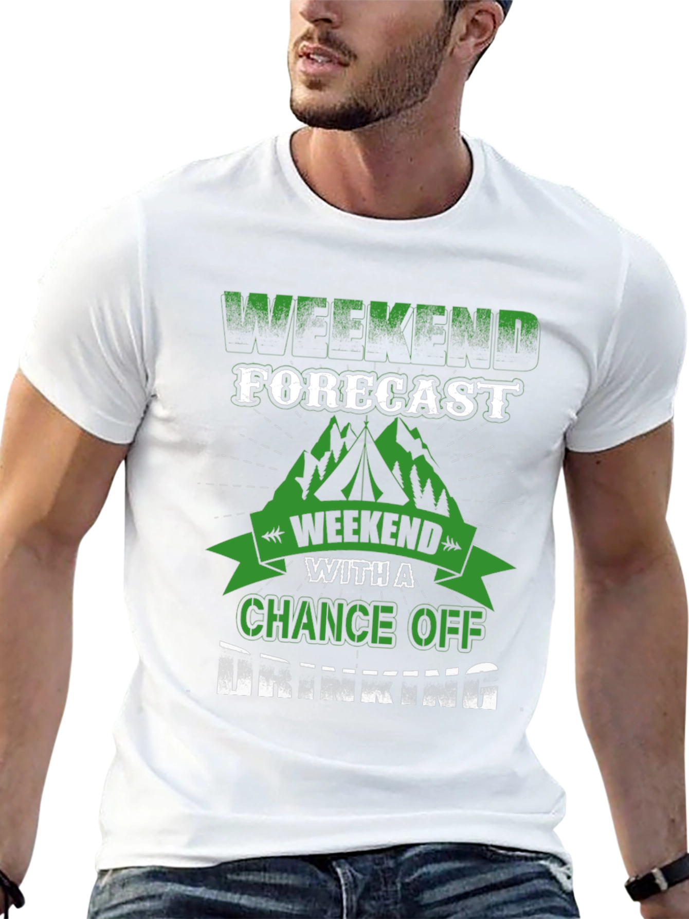 Weekend Forecast Drinking T-Shirt