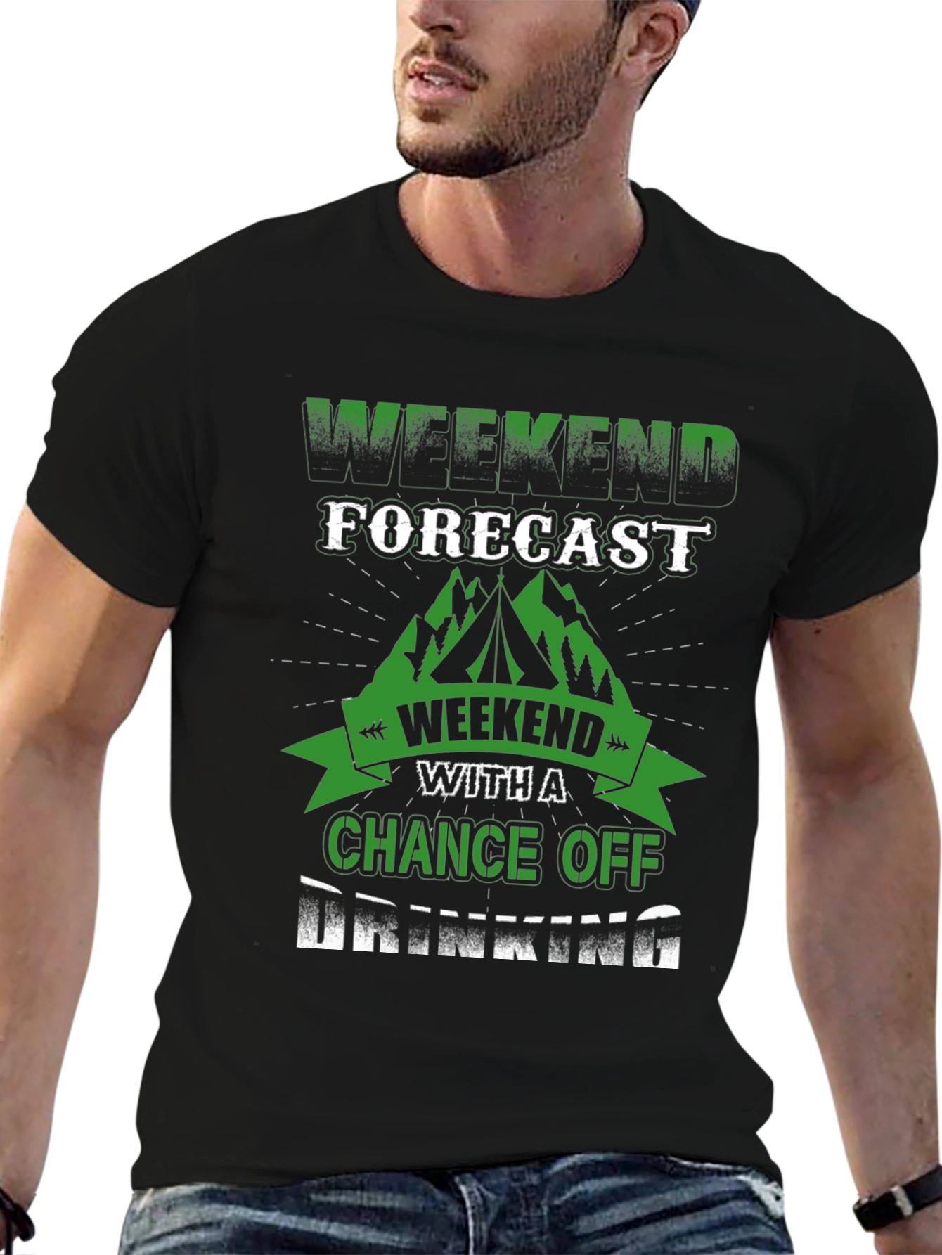 Weekend Forecast Drinking T-Shirt