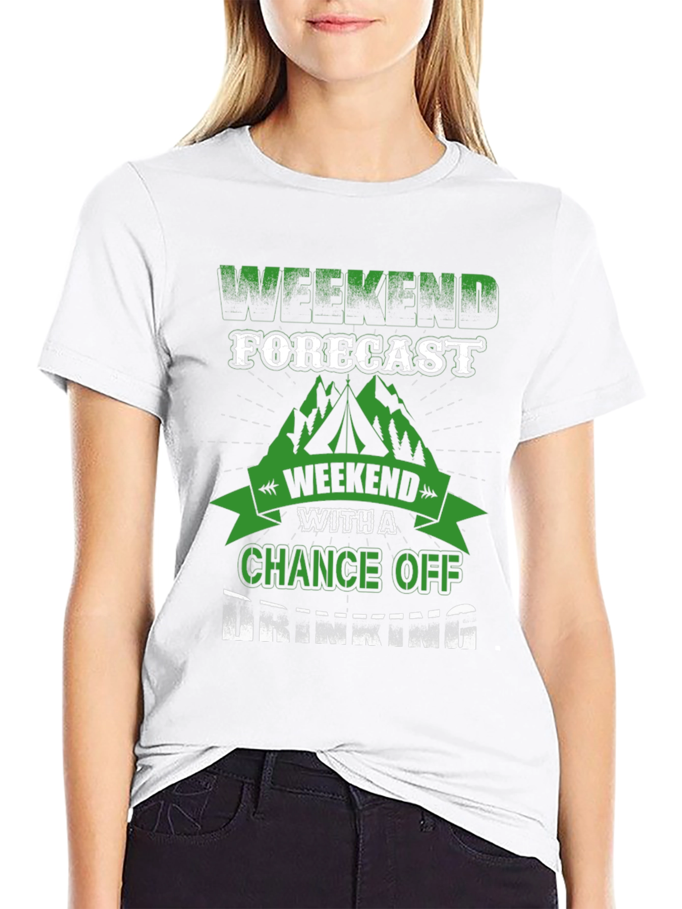 Weekend Forecast Drinking T-Shirt