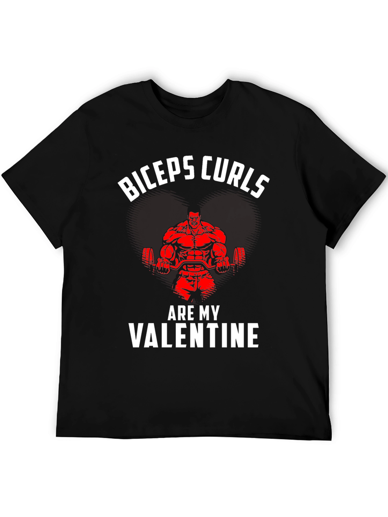 Biceps Curls Valentines Day T-Shirt