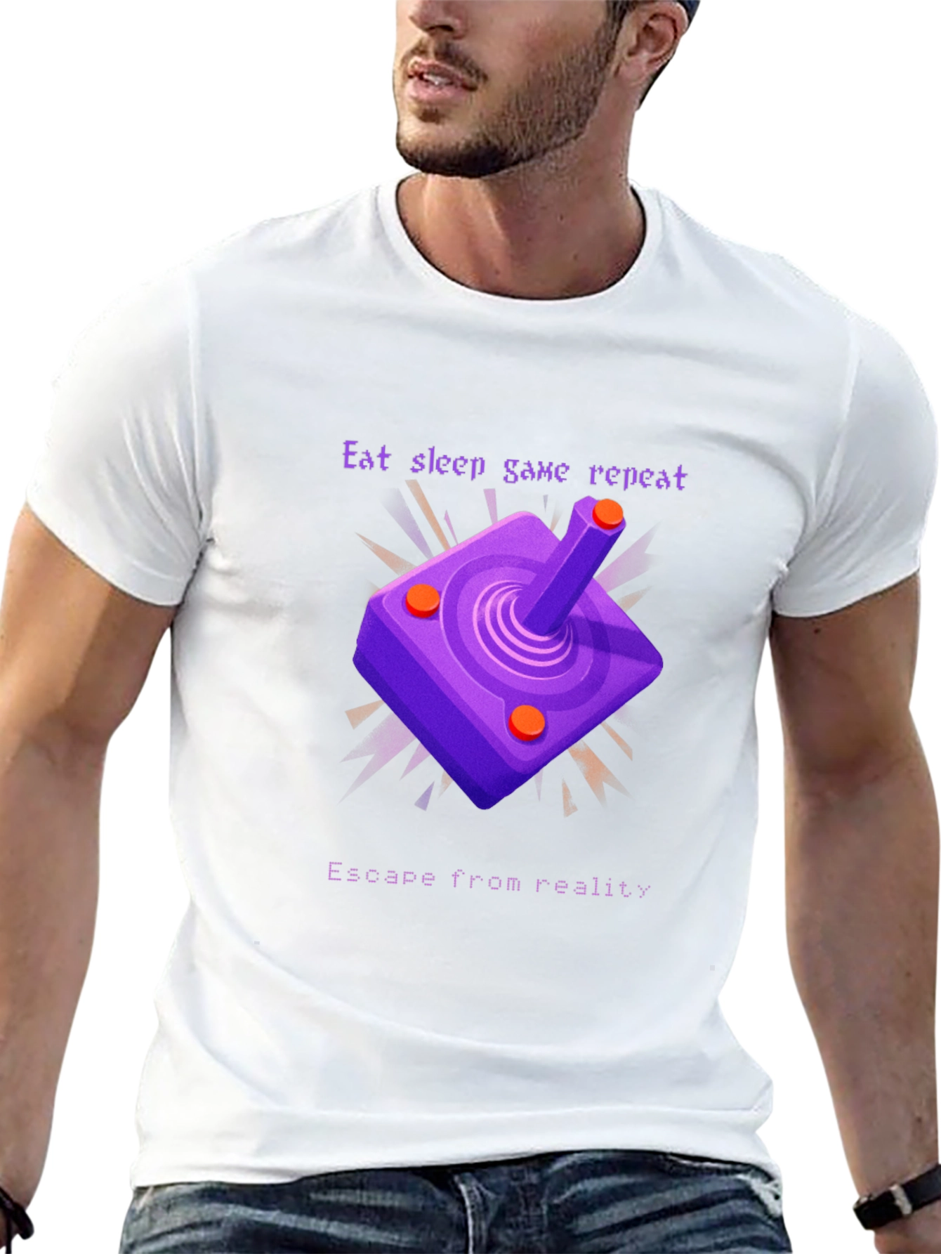 Eat Sleep Game Repeat T-Shirt