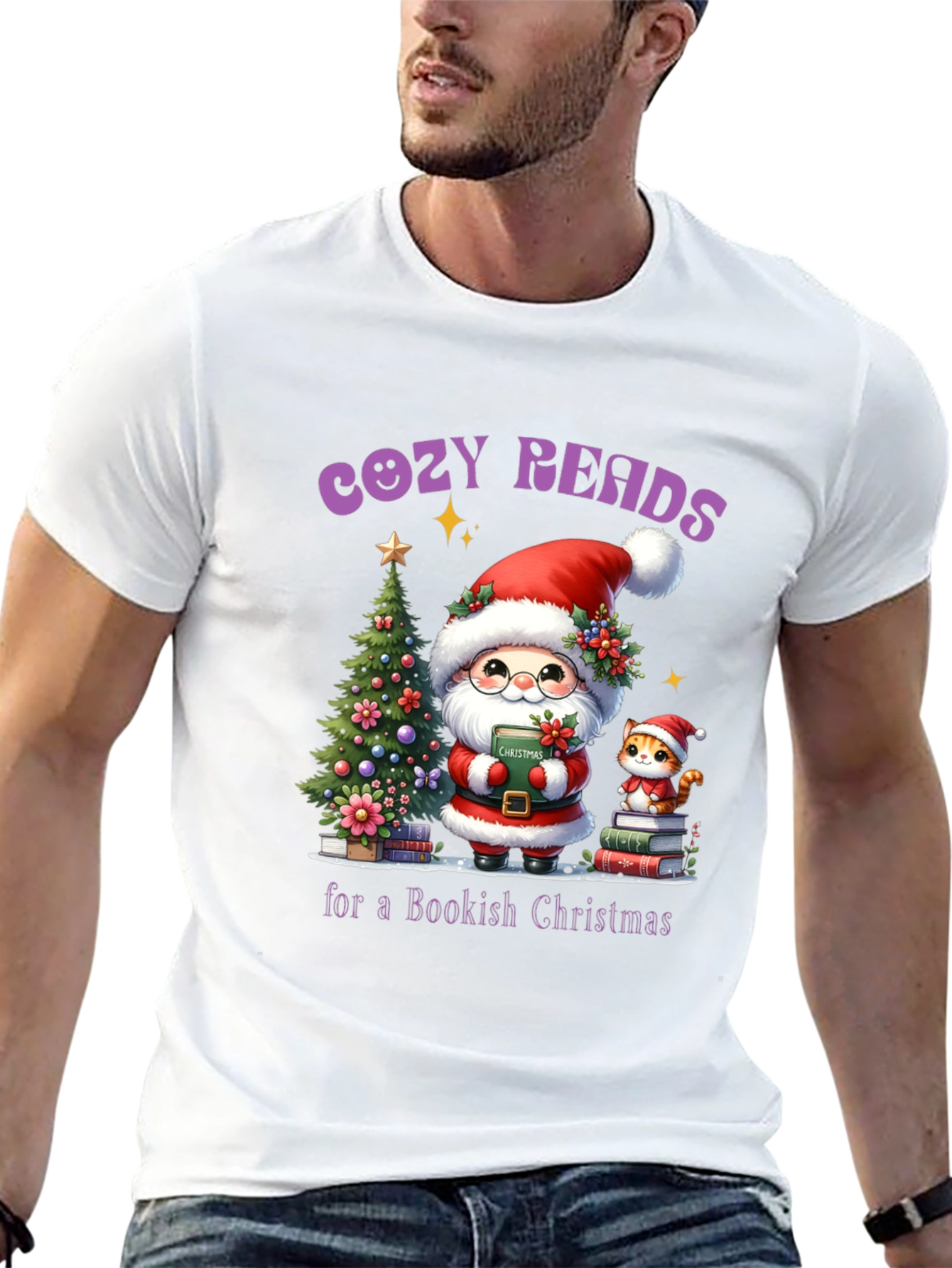 Cozy Reads Christmas T-Shirt