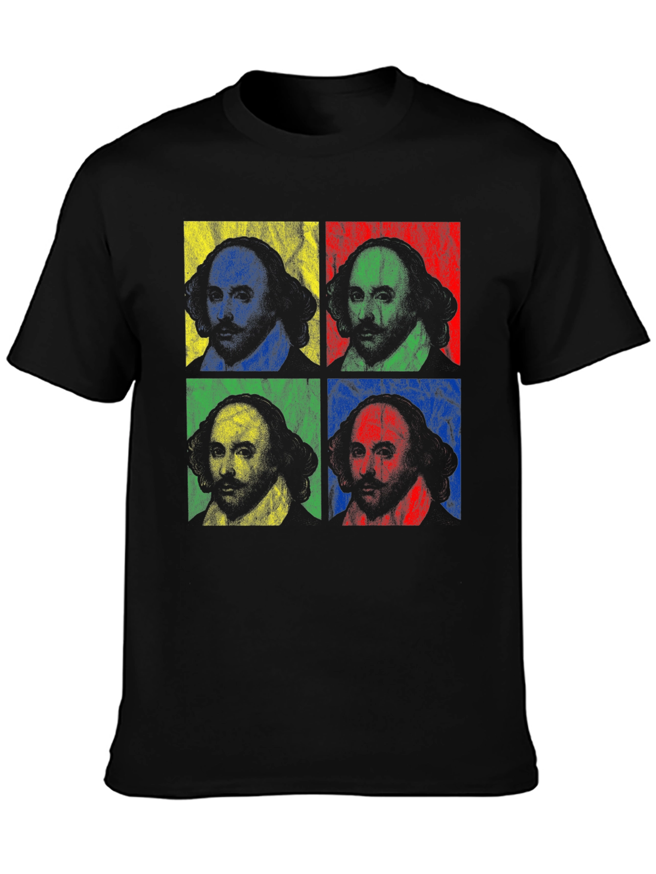 Shakespeare Pop Art T-Shirt - Literary Style